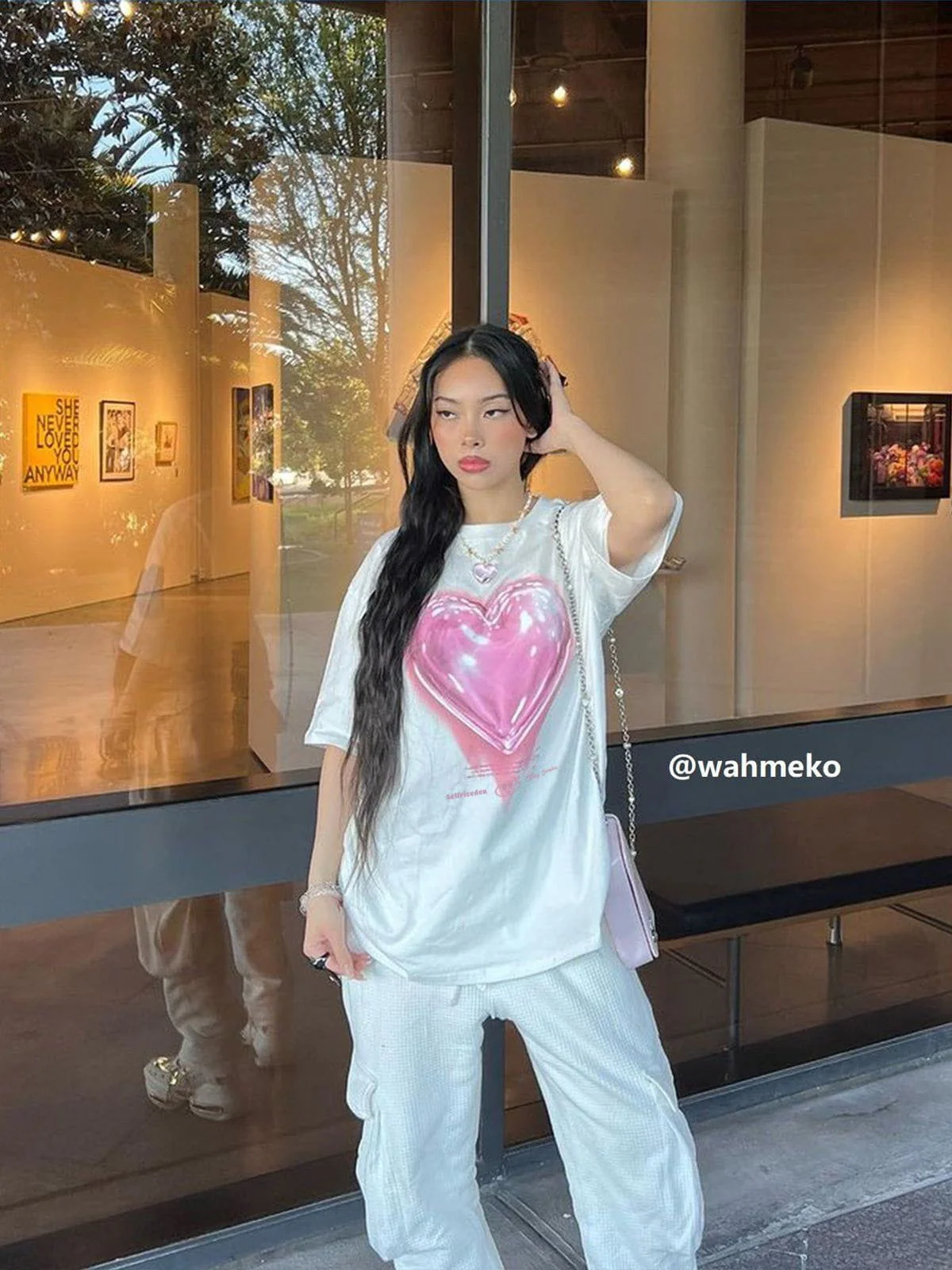 Aelfric Eden Love Balloon Grafik-T-Shirt - Image 3