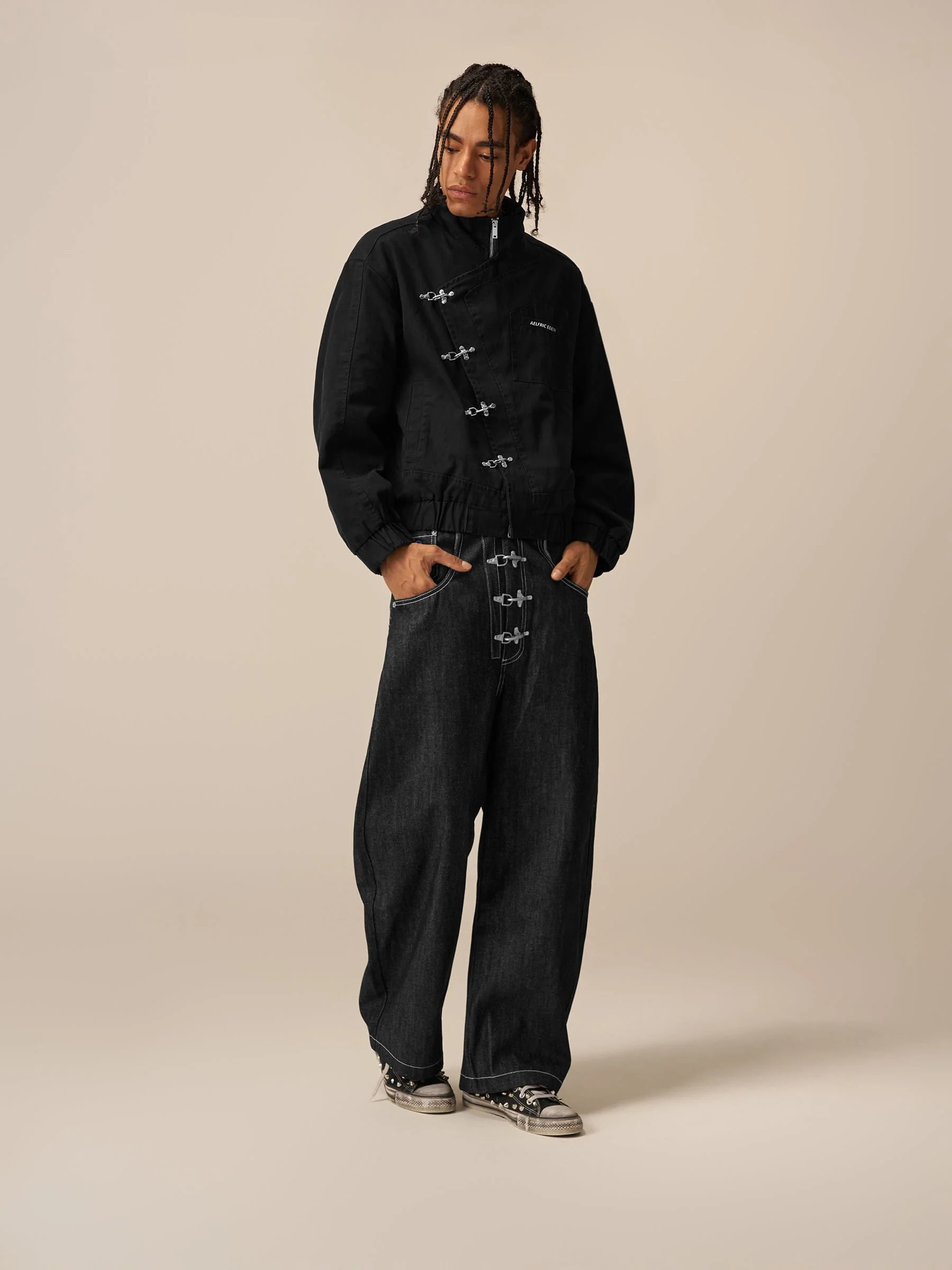 Aelfric Eden Jacke mit Metallknöpfen - Image 4