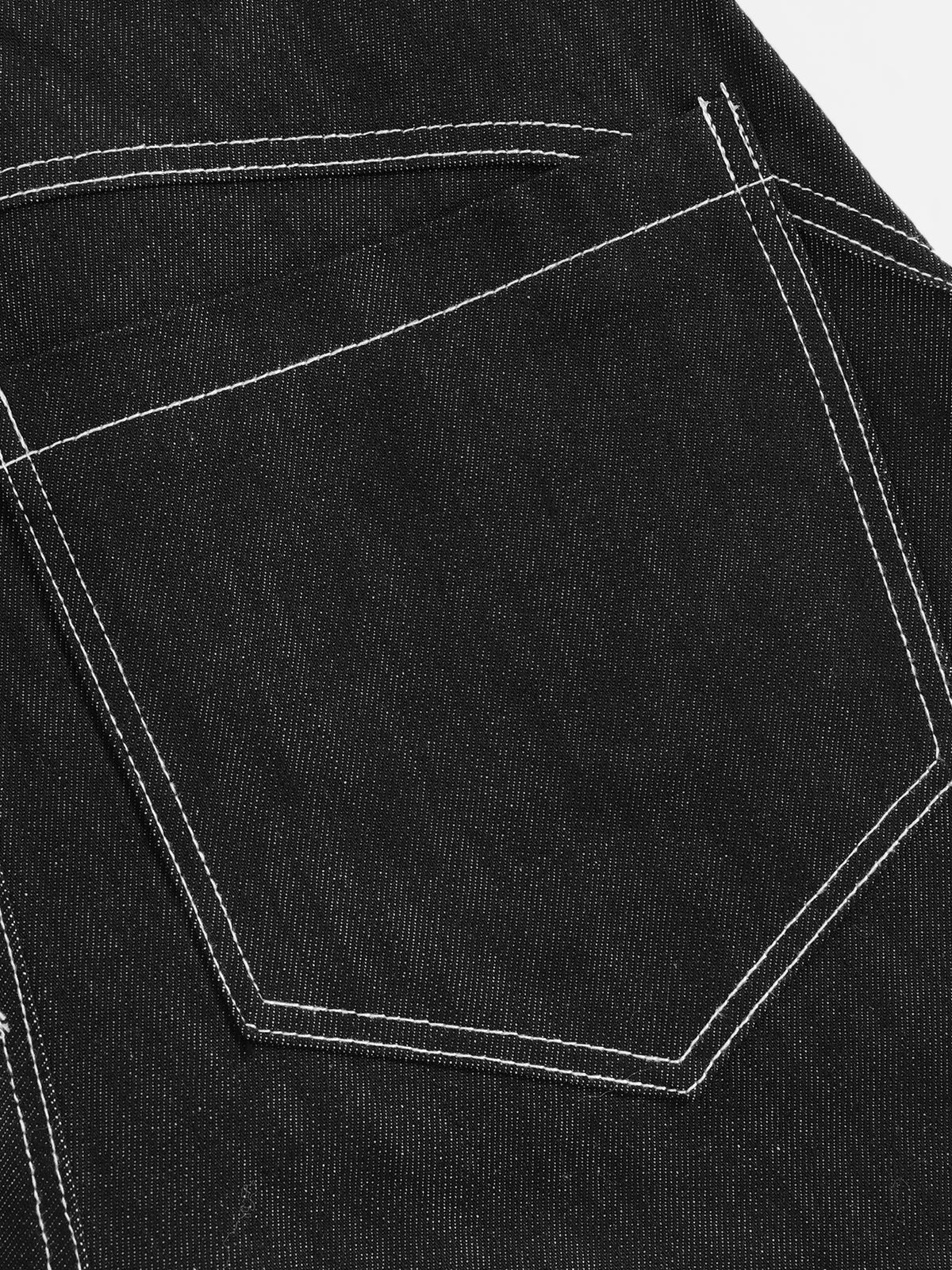 Aelfric Eden Jeans mit Metallknöpfen und geradem Bein - Image 4