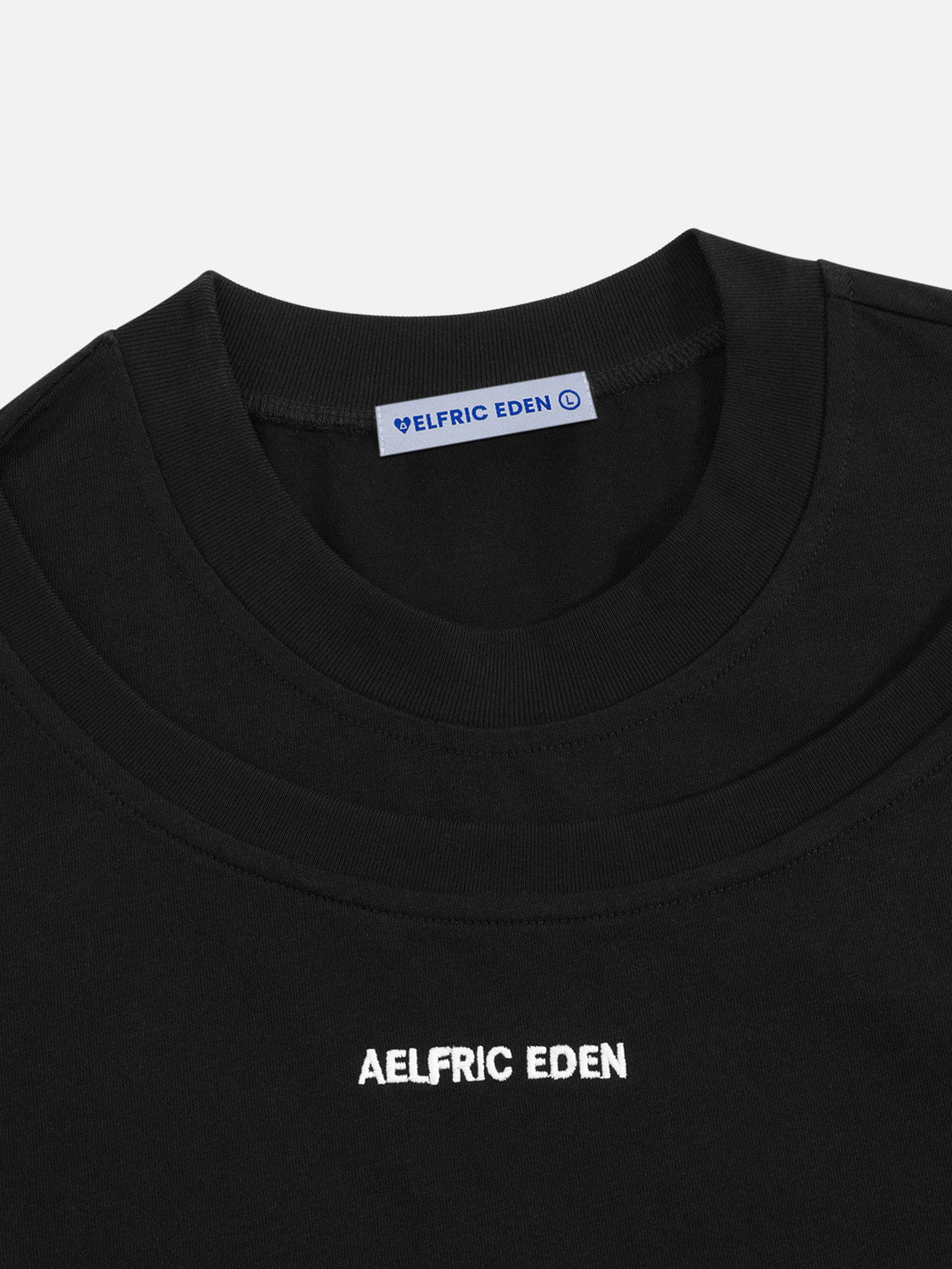 Aelfric Eden Boxy-T-Shirt mit Metallknöpfen - Image 4