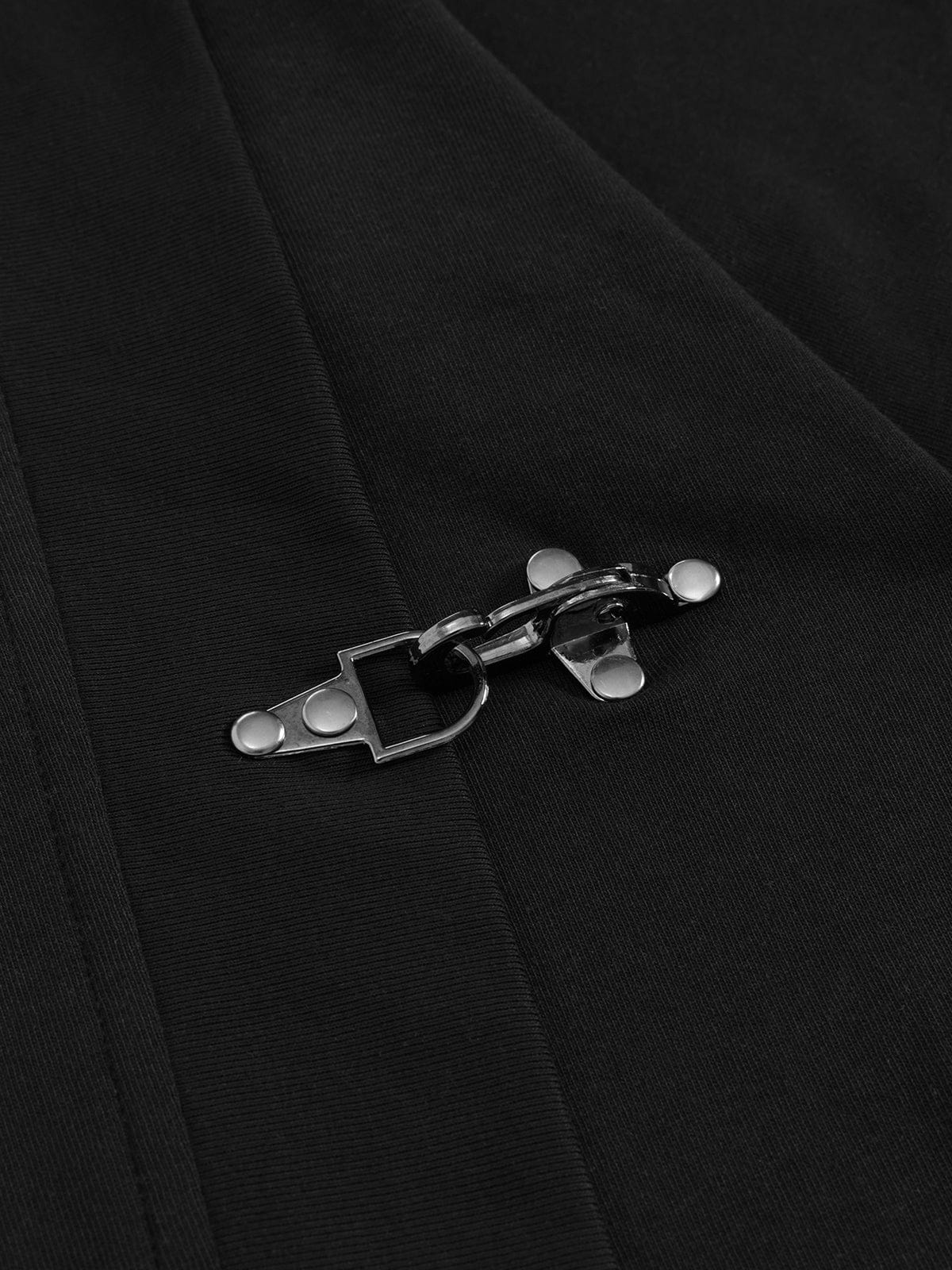 Aelfric Eden Boxy-T-Shirt mit Metallknöpfen - Image 6