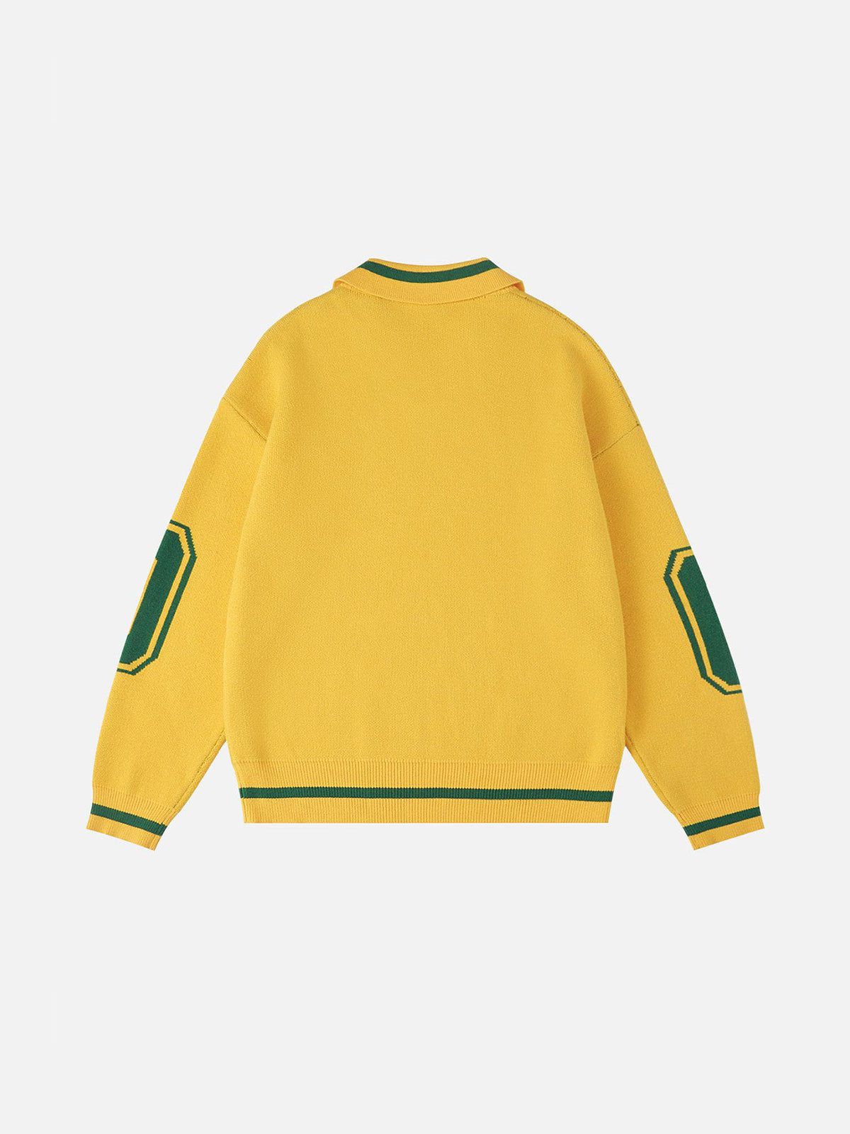Aelfric Eden Polo-Pullover mit Zahlengrafik - Image 7