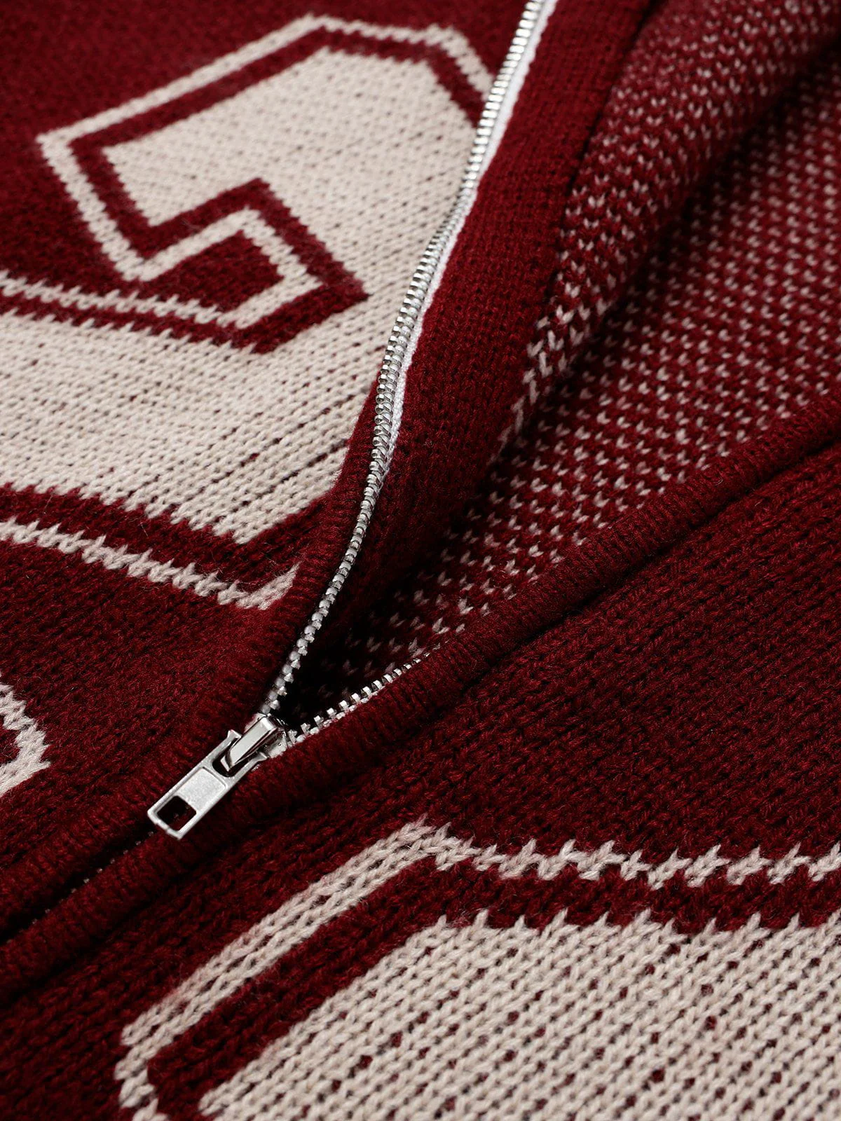 Aelfric Eden 24 Jacquard-Strickjacke mit Reißverschluss@alixnvl - Image 10