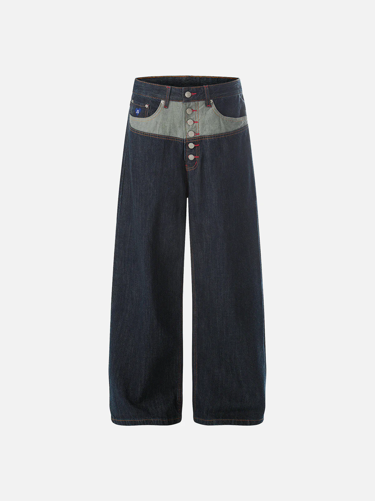 Aelfric Eden Panel Button Baggy Jeans