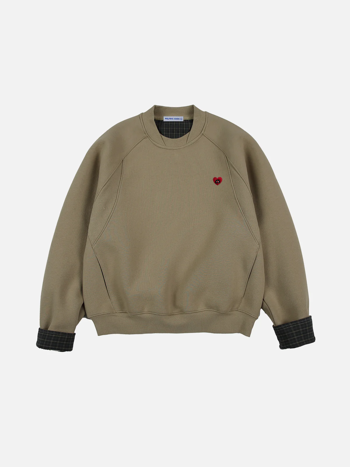 Aelfric Eden Karozupatchwork-Sweatshirt im Oversized-Schnitt - Image 3