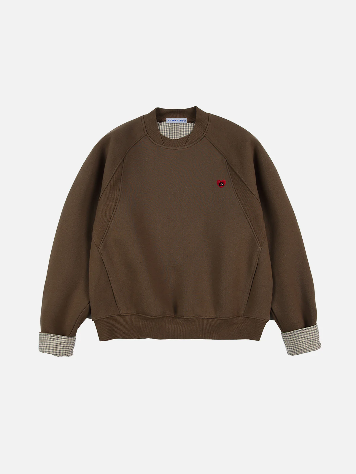 Aelfric Eden Karozupatchwork-Sweatshirt im Oversized-Schnitt - Image 4