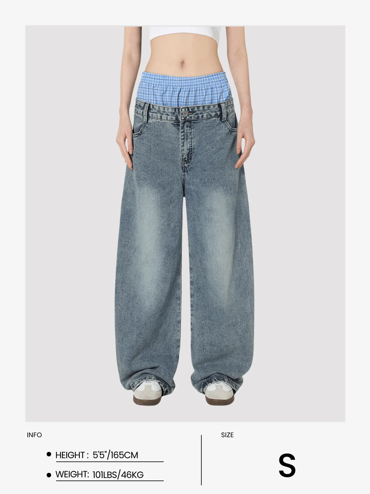 Aelfric  Eden  Locker sitzende Jeans mit doppelter Taille - Image 18