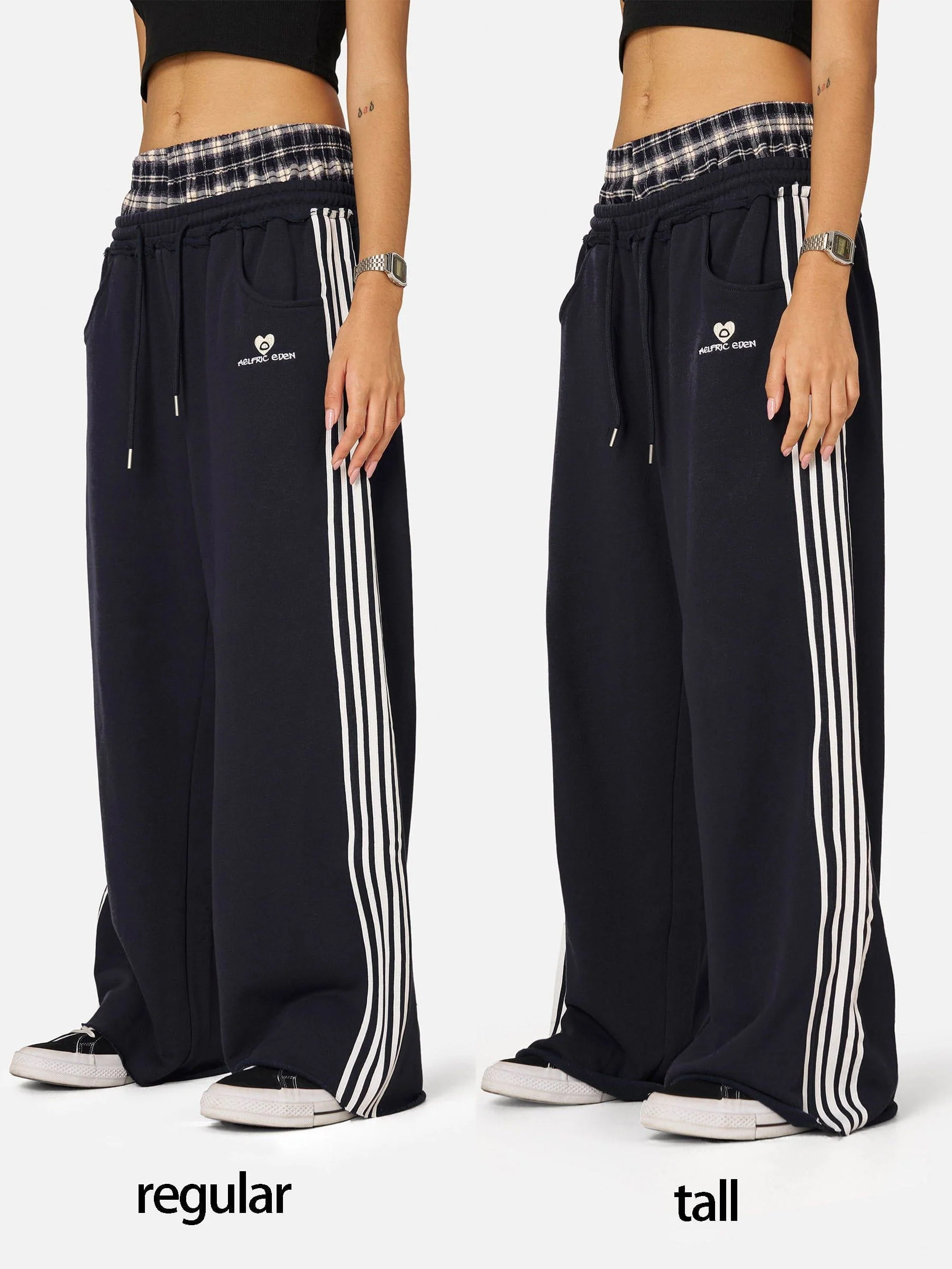Aelfric Eden Karierte Patchwork-Jogginghose - Image 11