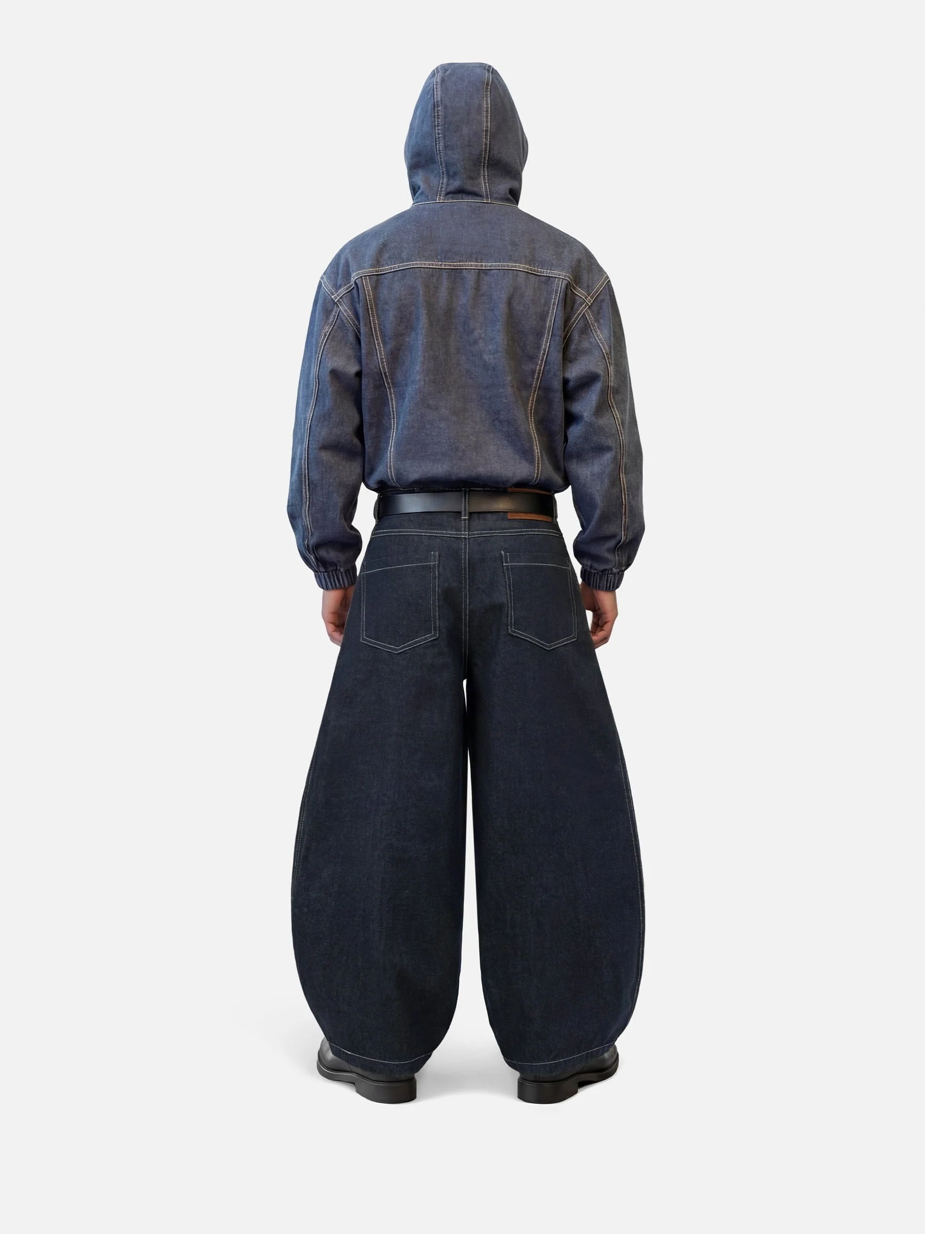 Aelfric Eden Baggy Barrel Plissée-Jeans - Image 3