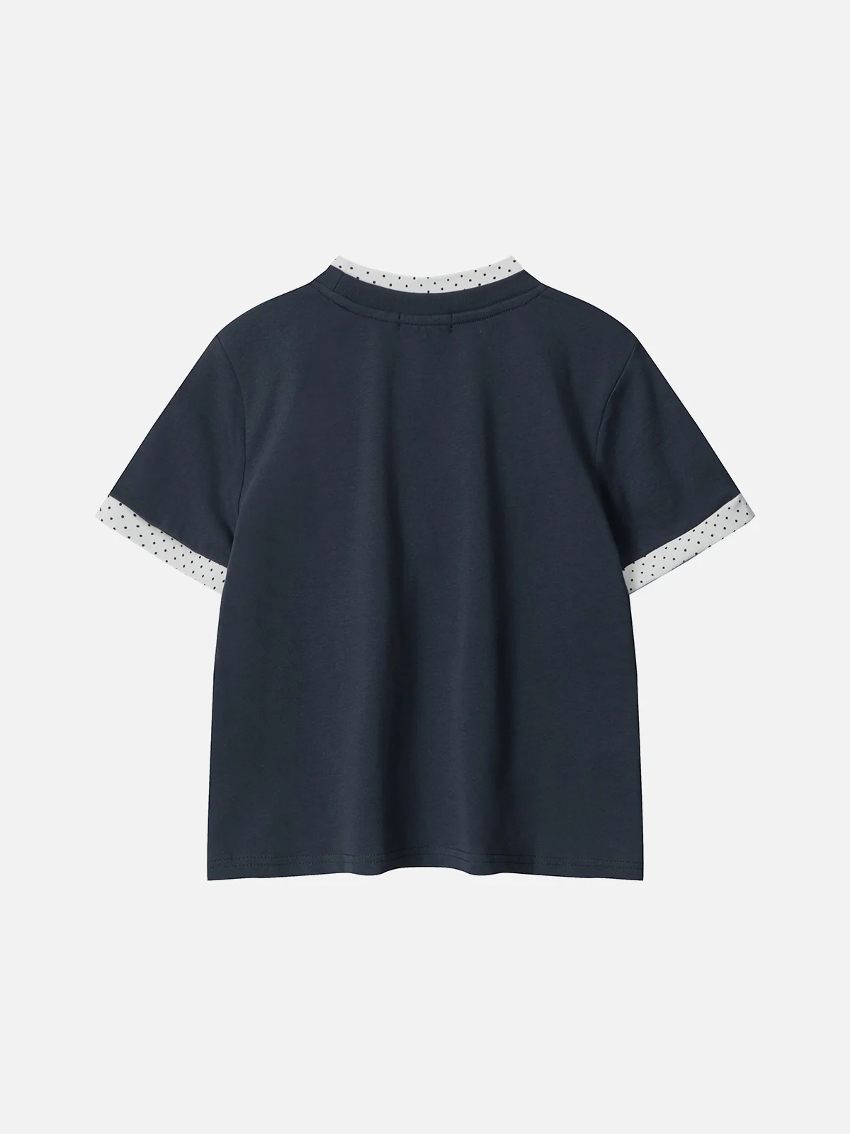 Aelfric Eden Polka Dot T-Shirt mit Kontrasttasche - Image 3