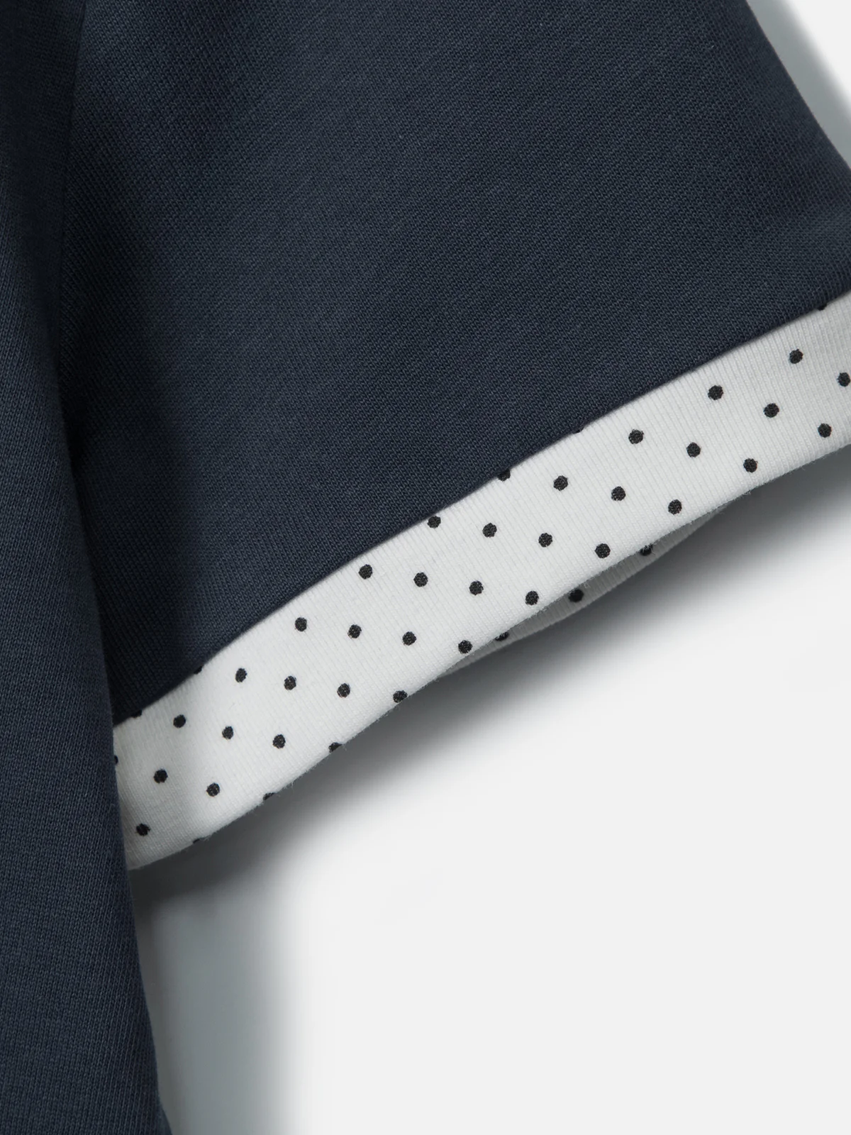 Aelfric Eden Polka Dot T-Shirt mit Kontrasttasche - Image 5