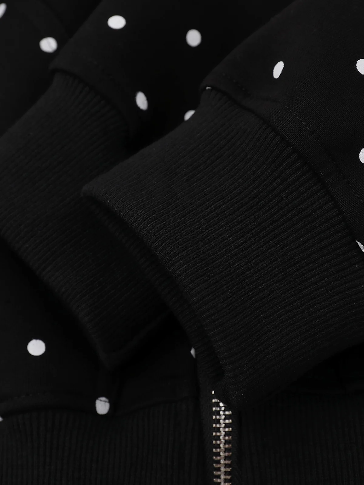 Aelfric Eden Polka Dot Zip-Up Hoodie - Image 4