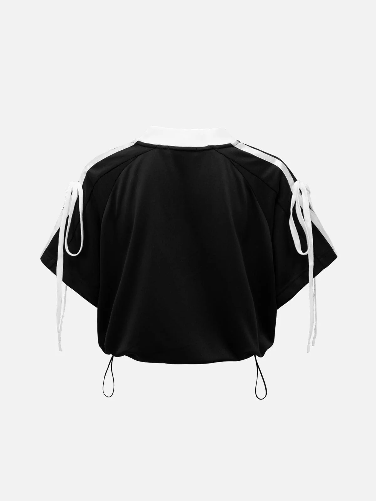 Aelfric Eden 77 Sporty Drawstring Cropped Tee - Image 2