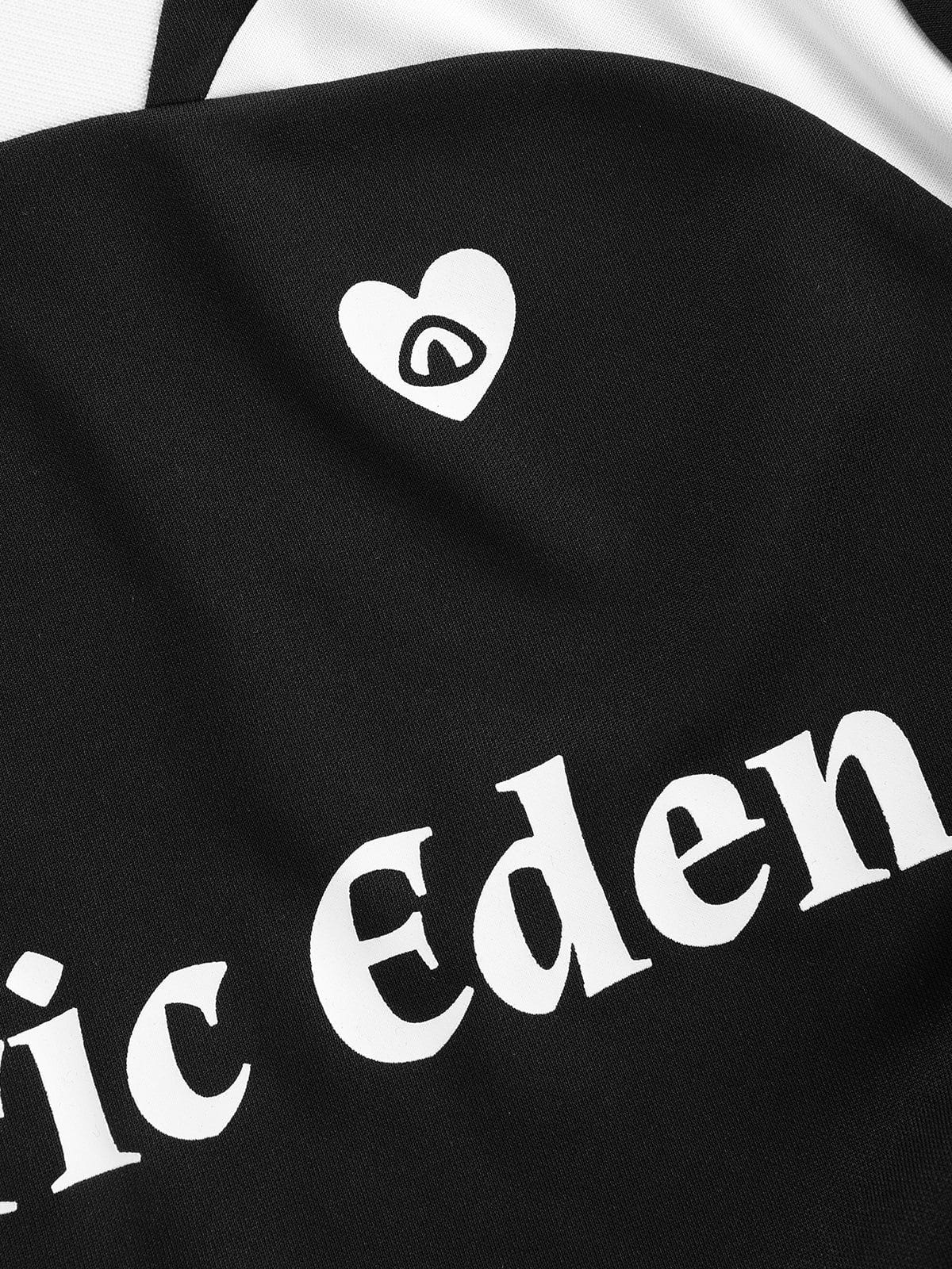 Aelfric Eden 77 Sporty Drawstring Cropped Tee - Image 3