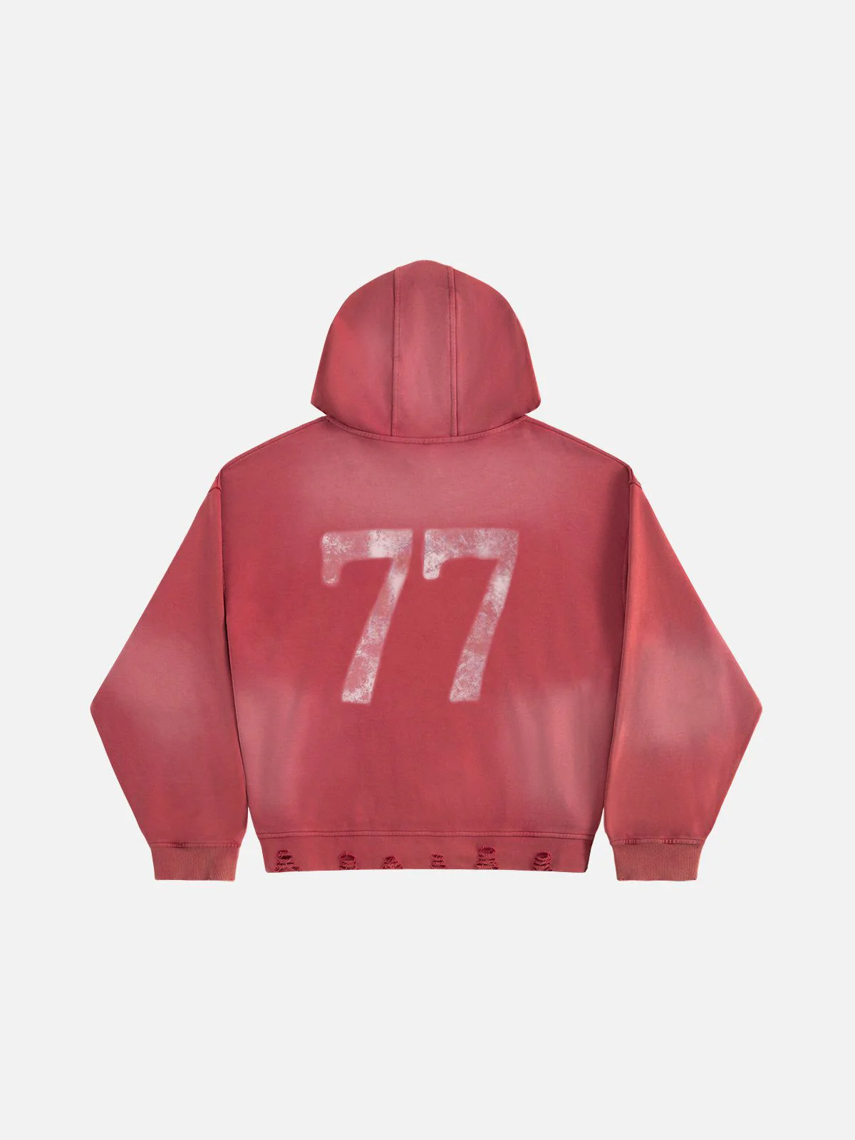 Aelfric Eden Boxy Rhinestone 77 Grafik Pullover Hoodie - Image 2