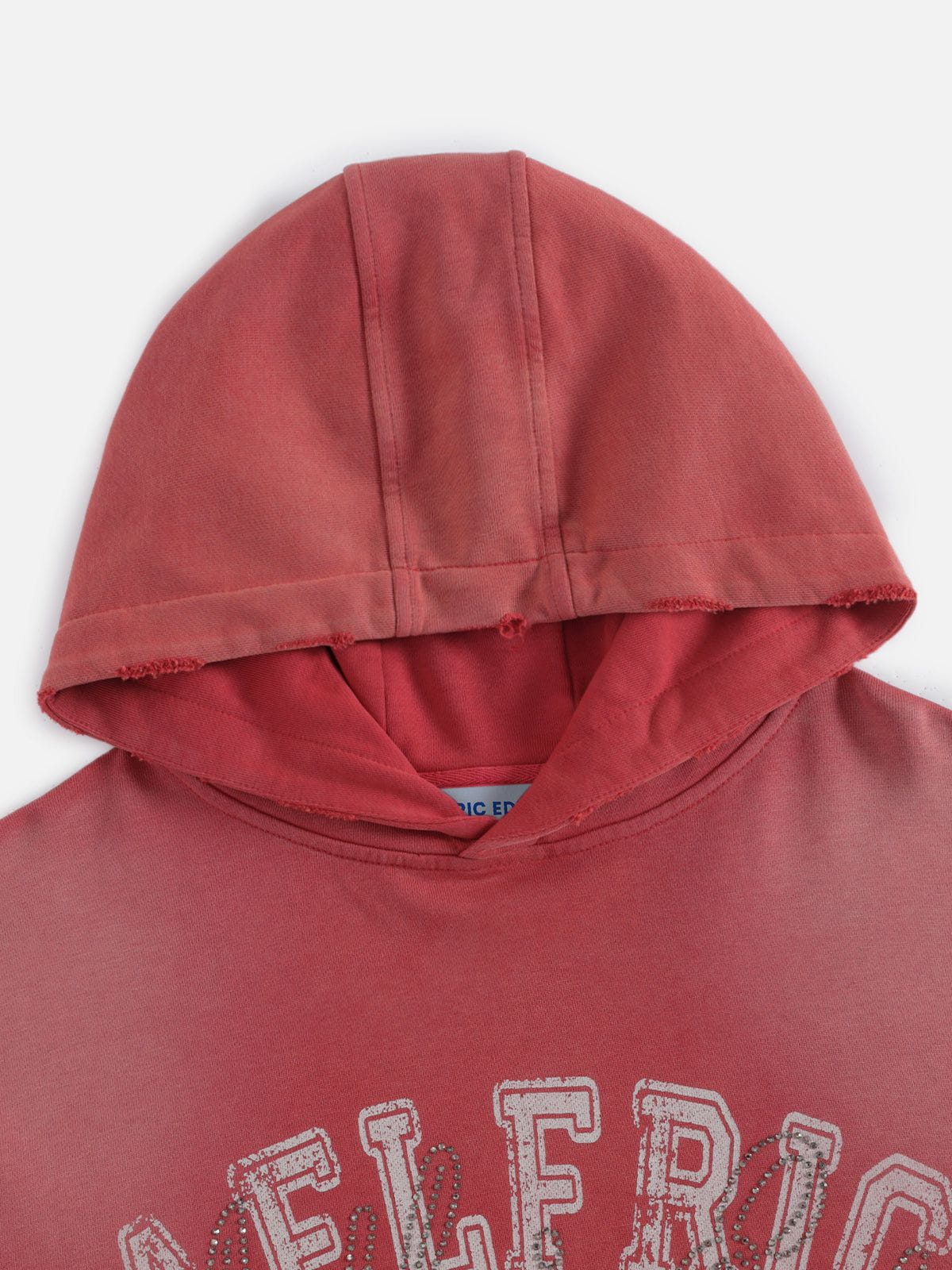Aelfric Eden Boxy Rhinestone 77 Grafik Pullover Hoodie - Image 4