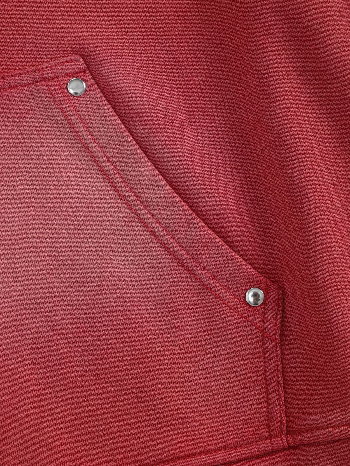 Aelfric Eden Boxy Rhinestone 77 Grafik Pullover Hoodie - Image 6