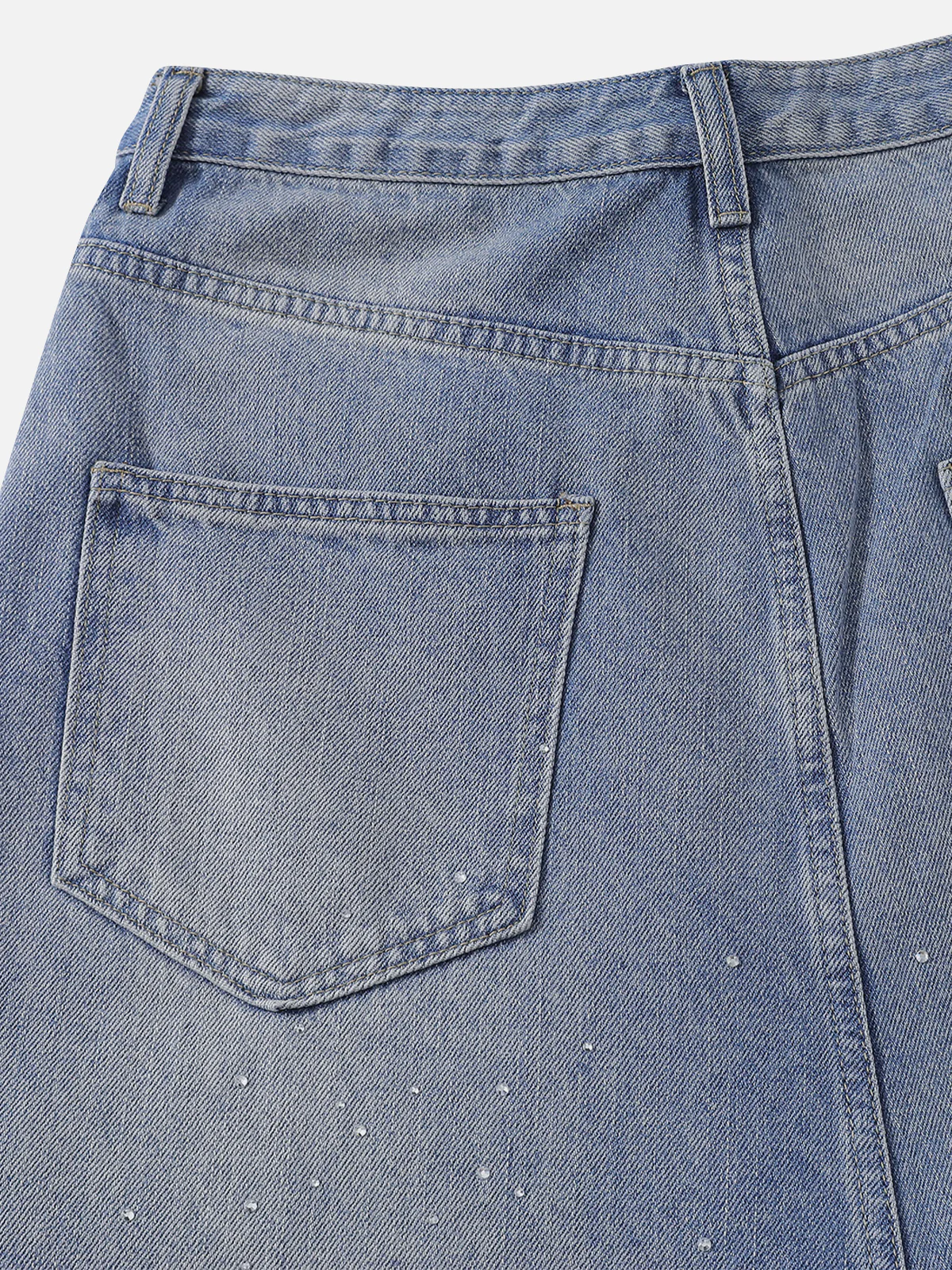 Aelfric Eden Lockere Jeans mit Strass-Applikation - Image 4