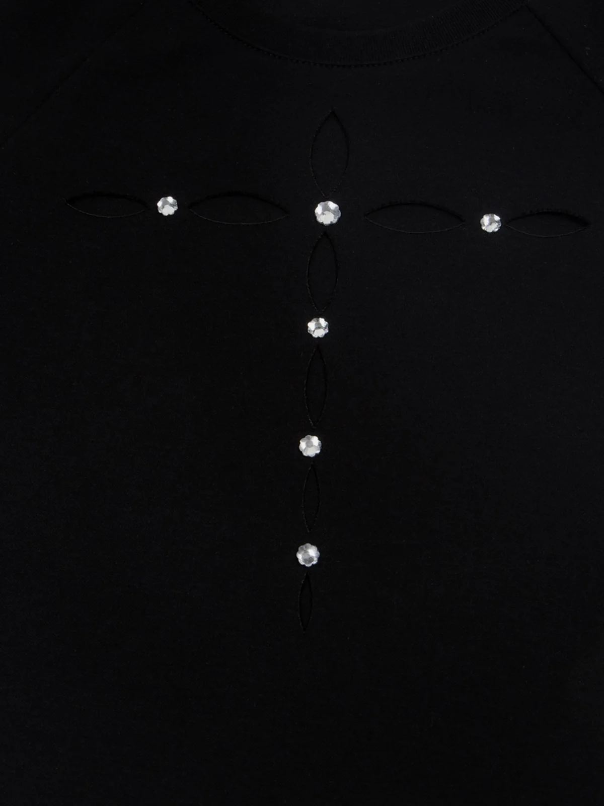 Aelfric Eden Rhinestone Kreuz Grafik-T-Shirt - Image 4