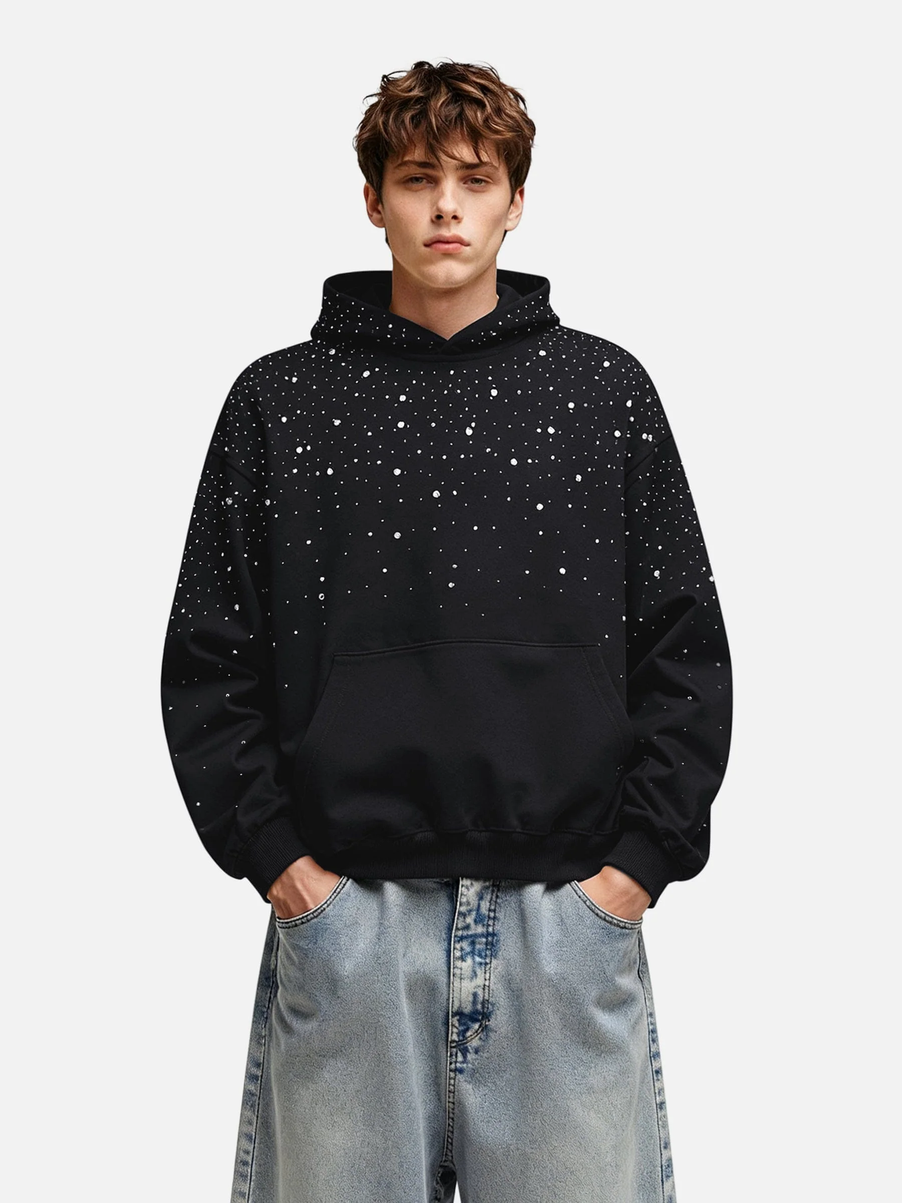 Aelfric Eden Strass-Kapuzenpullover