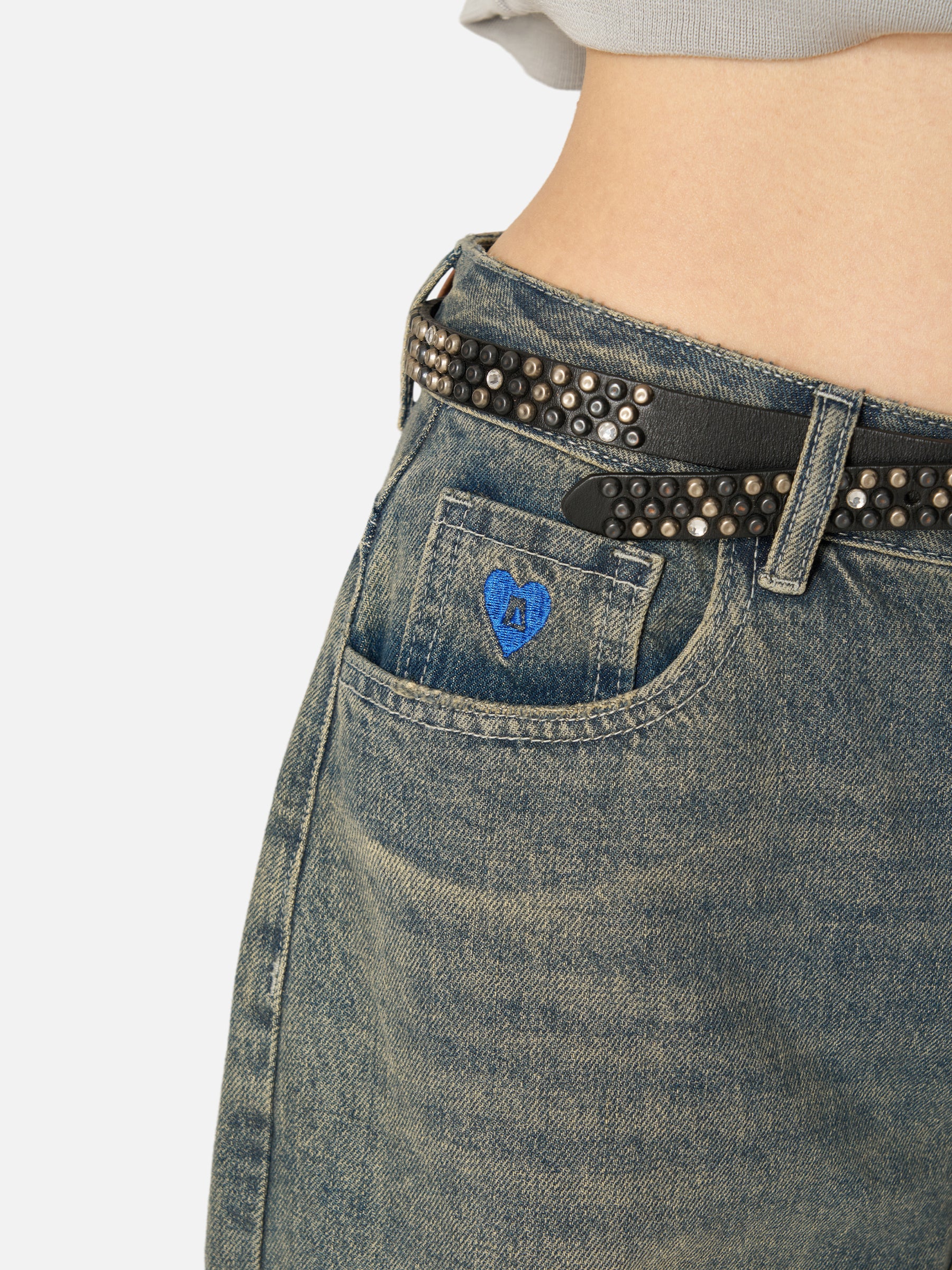 Aelfric Eden Solid Vintage Loose Jeans - Image 12