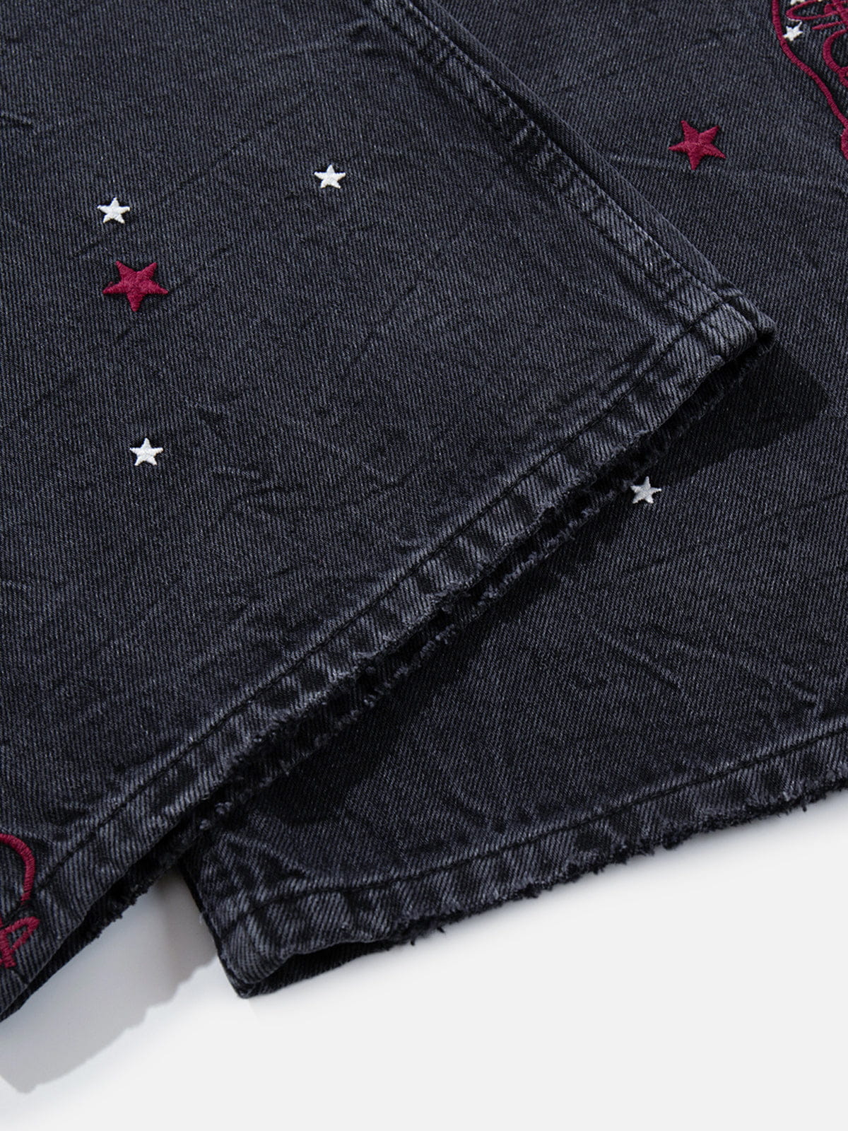 Aelfric Eden Star Panel Baggy Jeans - Image 6