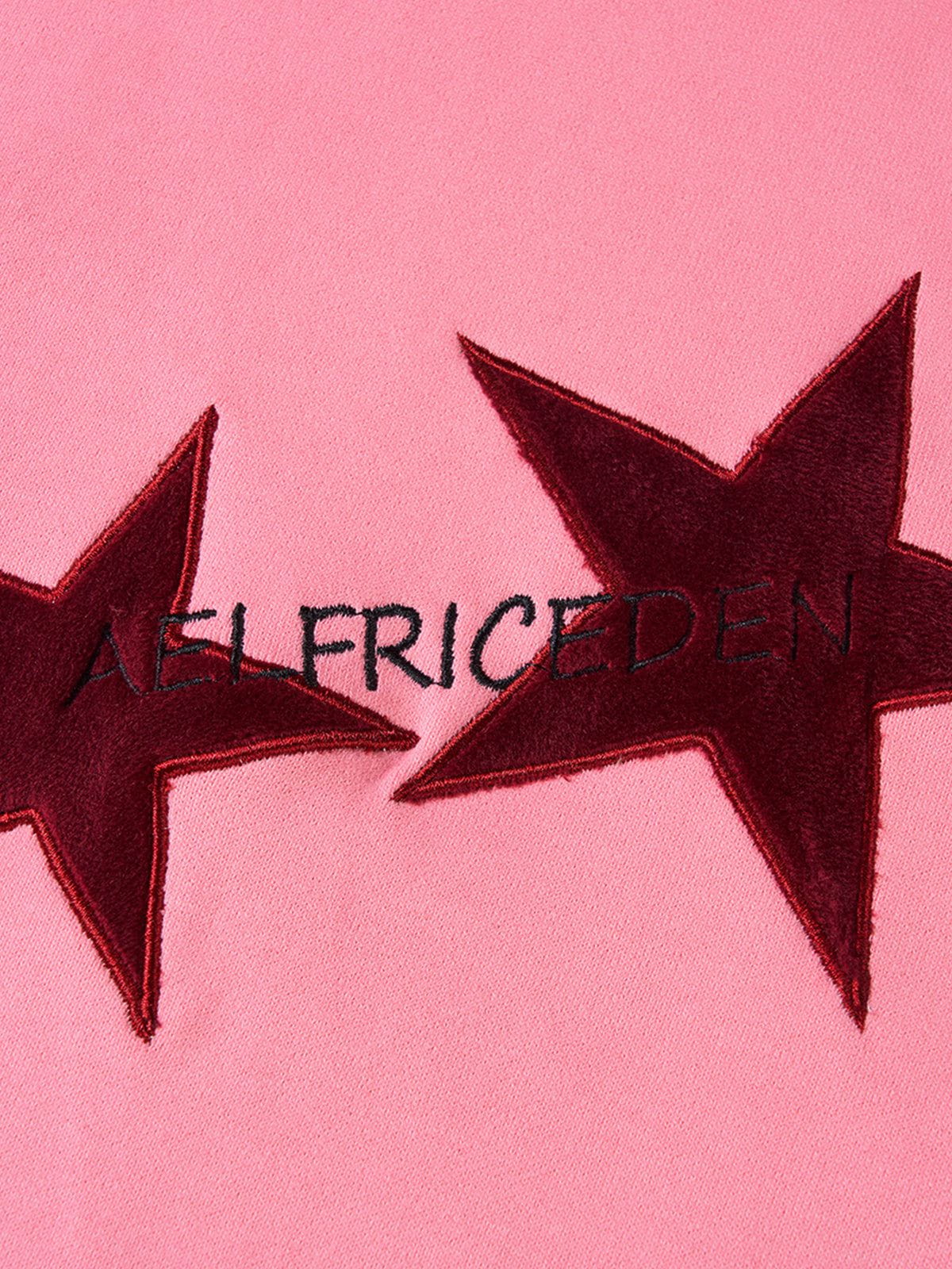 Aelfric Eden Kapuzenpullover mit Stern-Print und Farbkontrast - Image 13