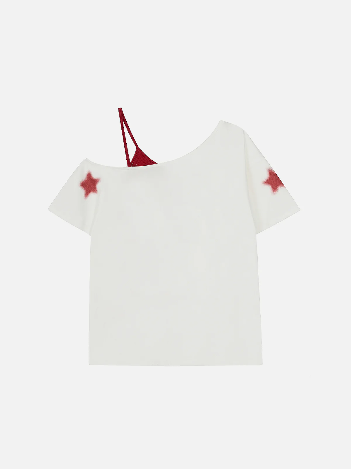 [Vorbestellung]Aelfric Eden Star Print Slant Shoulder T-Shirt - Image 3