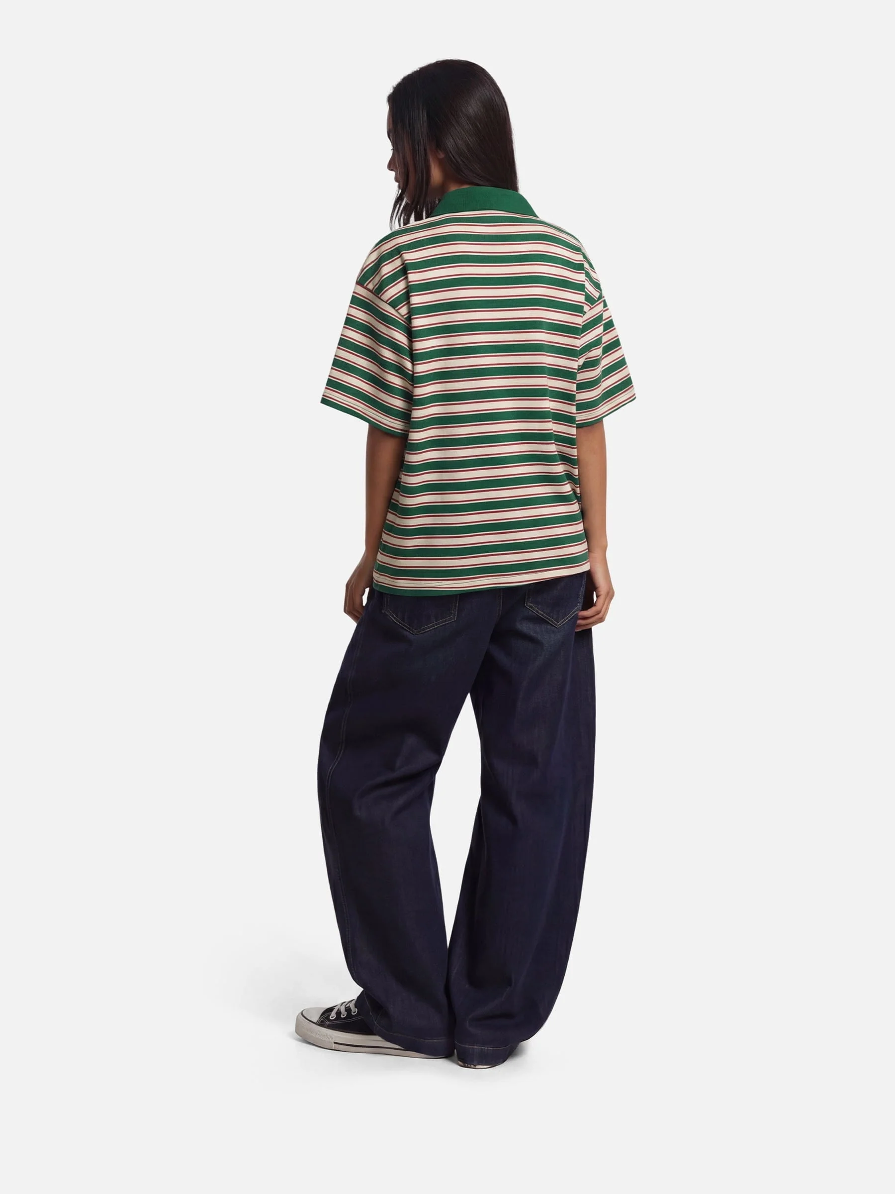 Aelfric Eden Gestreiftes Polo-T-Shirt - Image 3