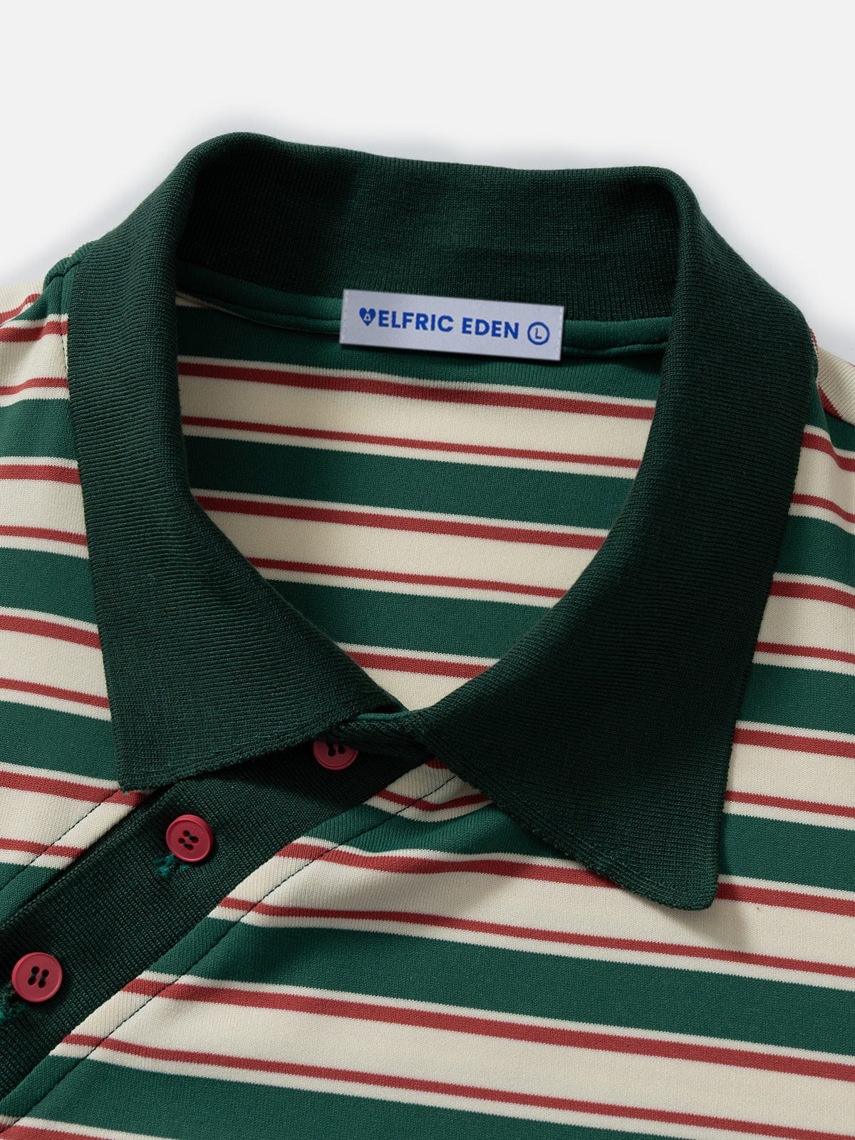 Aelfric Eden Gestreiftes Polo-T-Shirt - Image 6