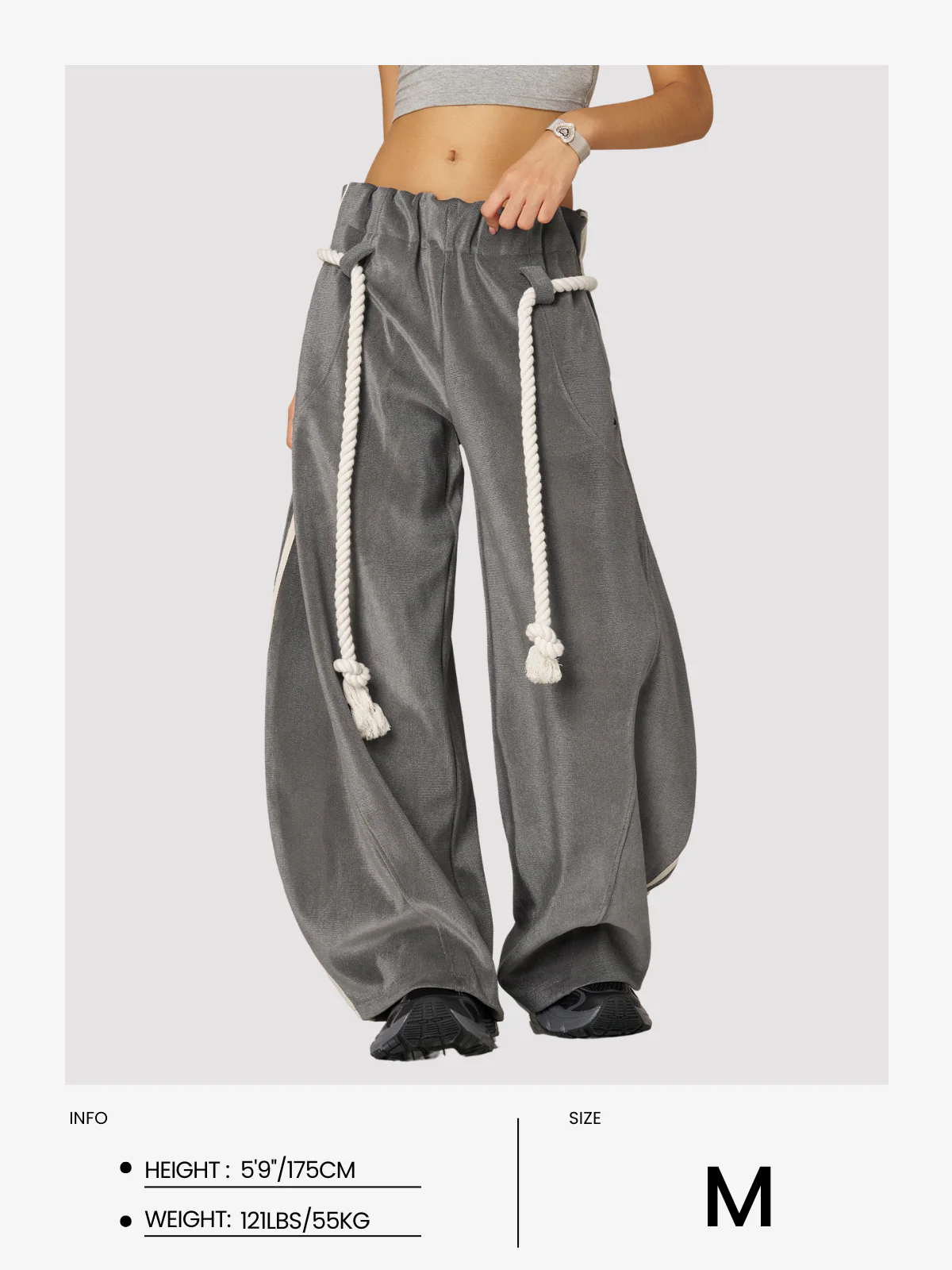 Aelfric Eden Gestreifte Super Baggy Jogginghose - Image 18