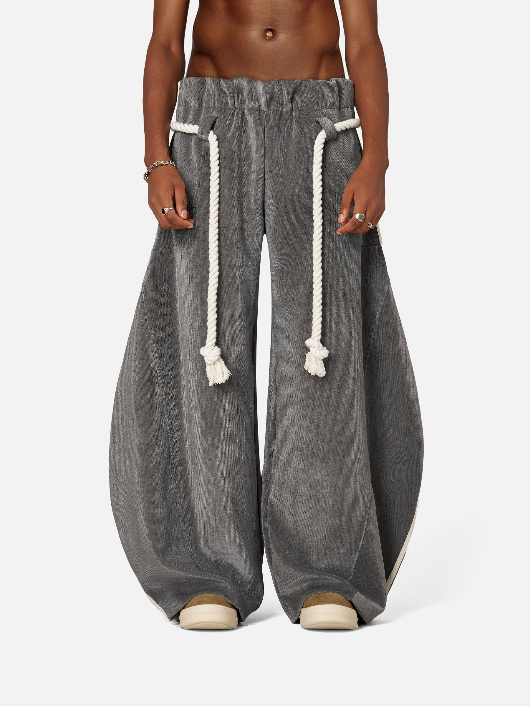 Aelfric Eden Gestreifte Super Baggy Jogginghose - Image 3