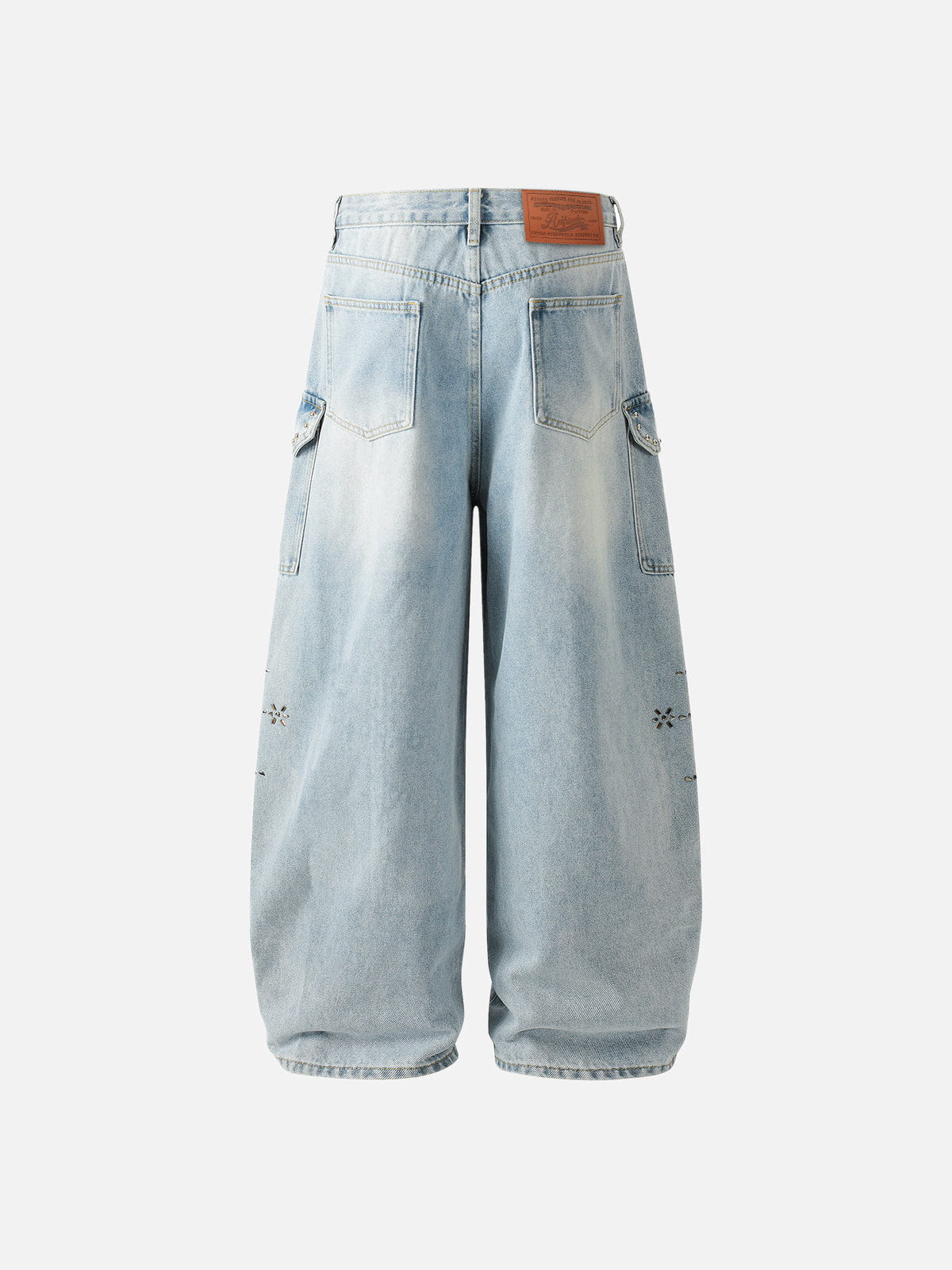 Aelfric Eden Baggy Jeans mit Nieten - Image 2