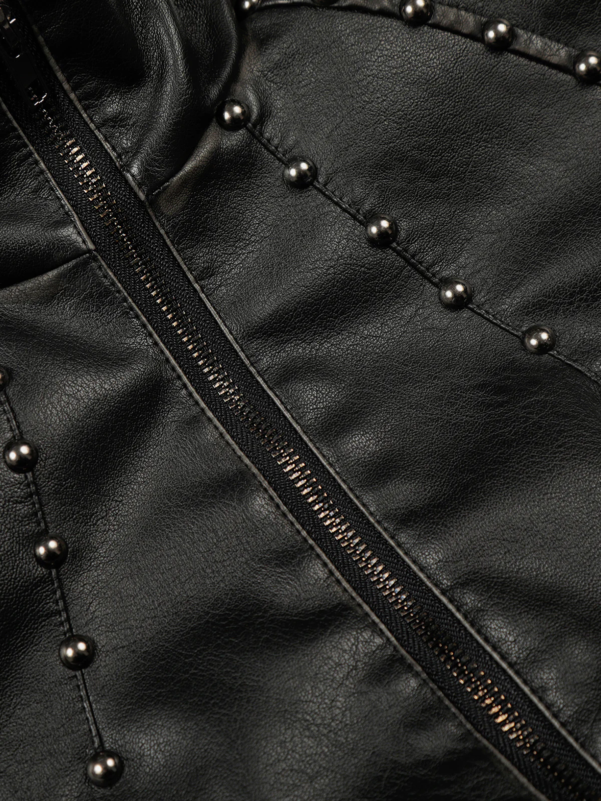 Aelfric Eden Kunstlederjacke mit Nieten - Image 3