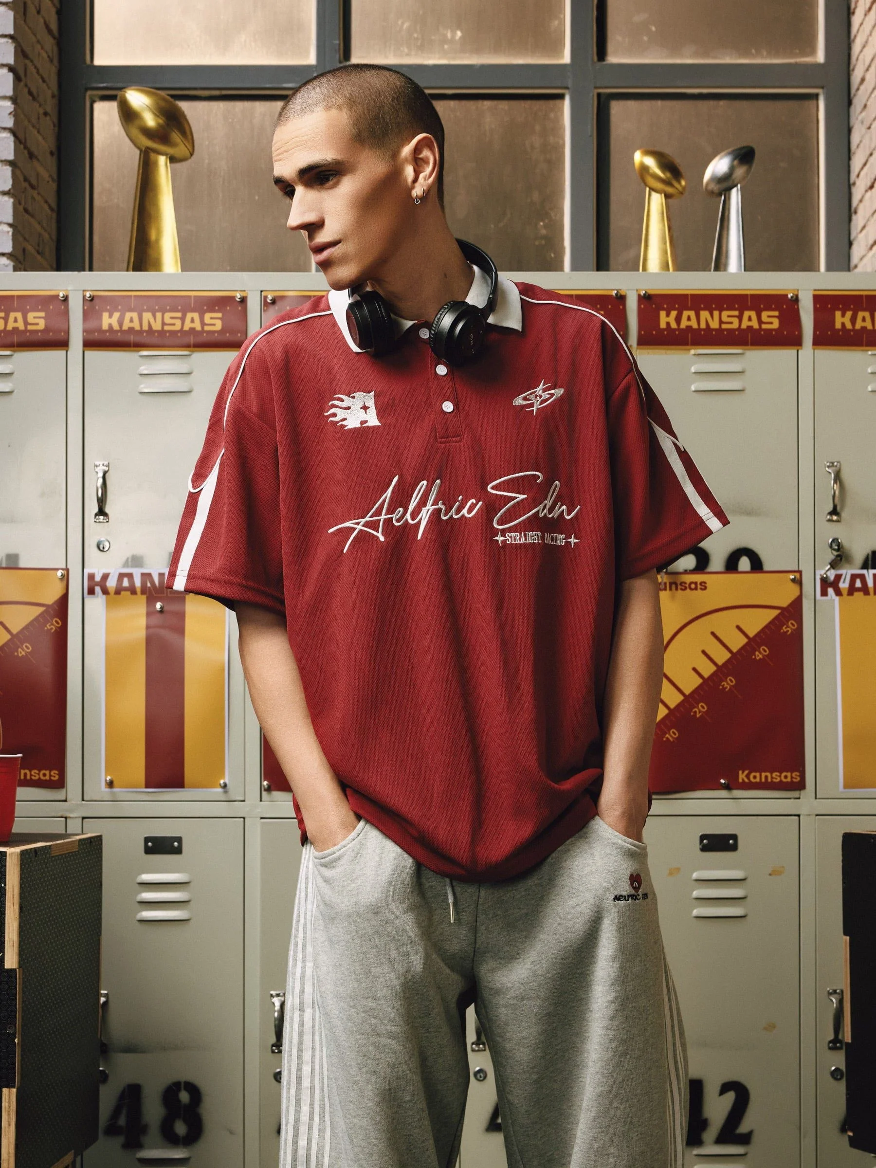Aelfric Eden Vintage Patchwork-Poloshirt - Image 4