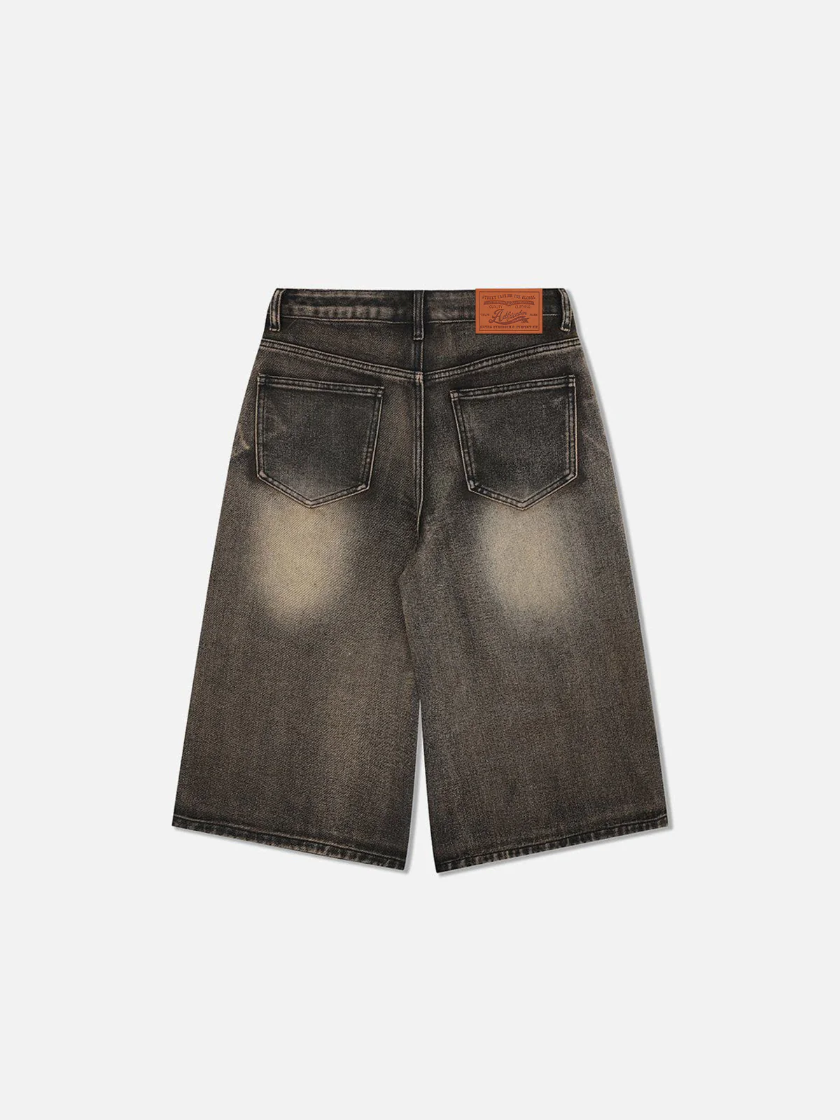 Aelfric – Eden – Gewaschene, lange Jorts im Vintage-Stil - Image 8