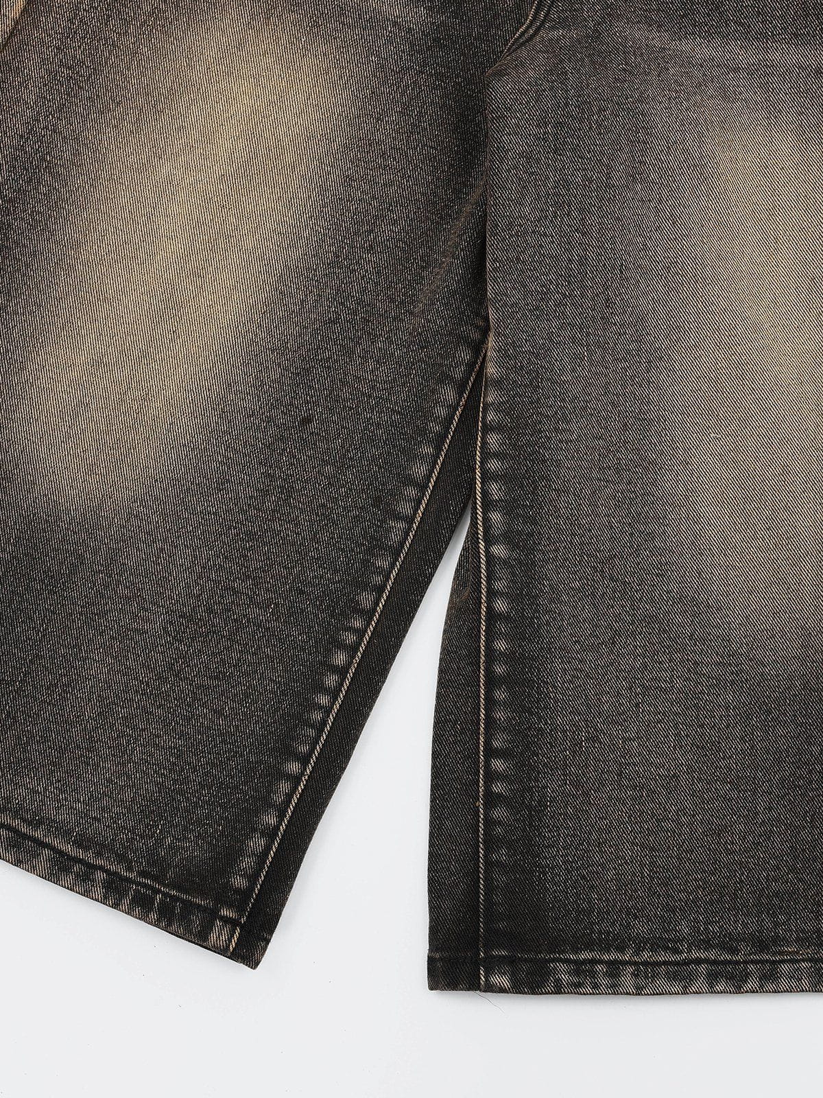 Aelfric – Eden – Gewaschene, lange Jorts im Vintage-Stil - Image 9