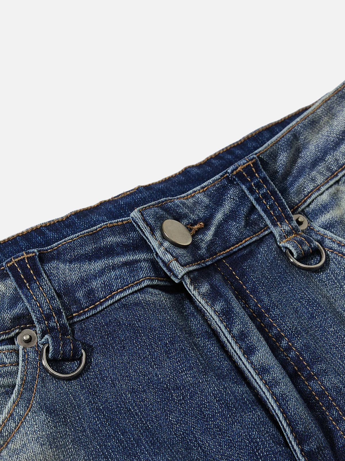 Aelfric – Eden – Verwaschene Bootcut-Jeans im Used-Look - Image 3