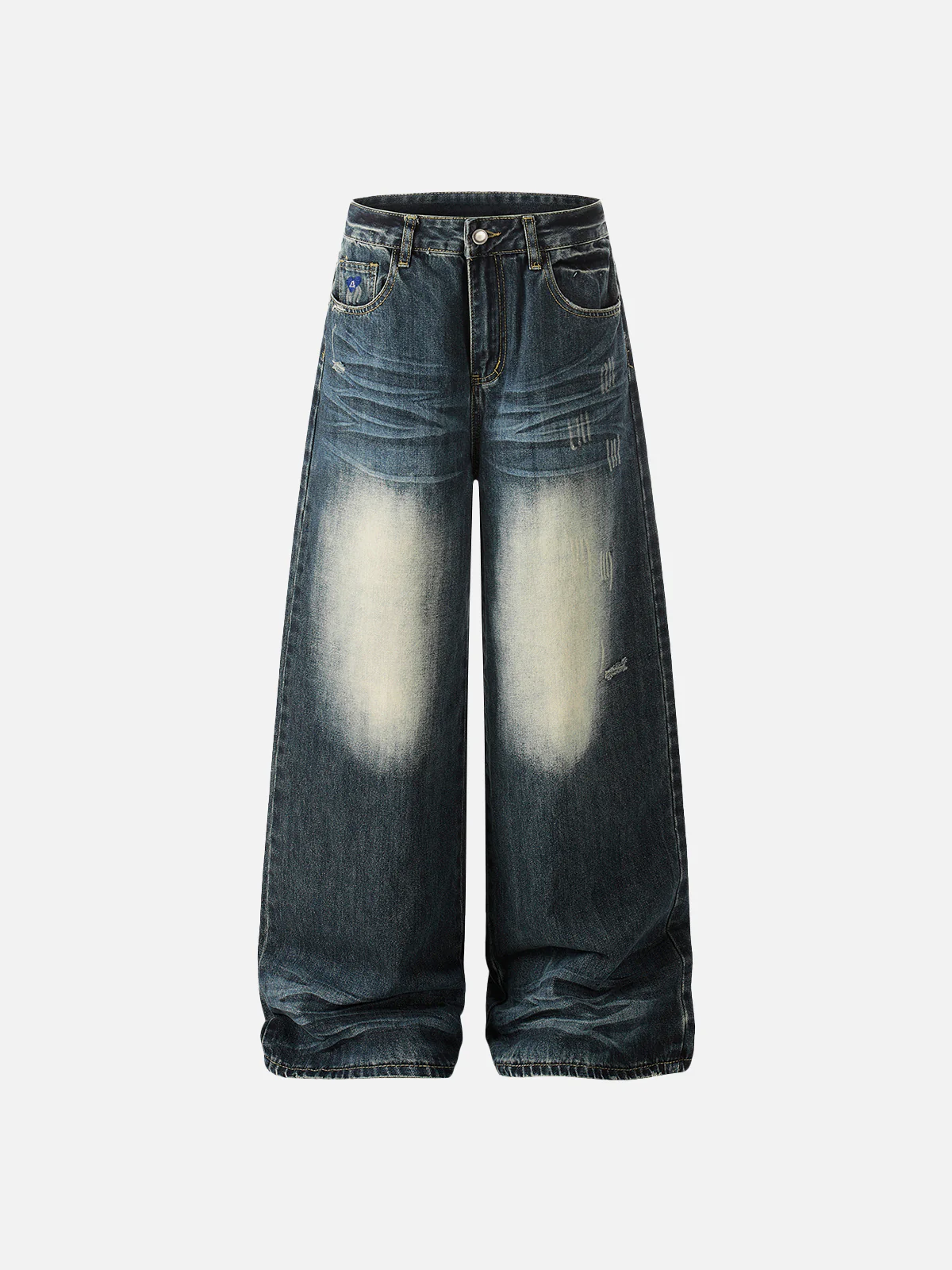Aelfric Eden Washed Flap Pocket Baggy Jeans
