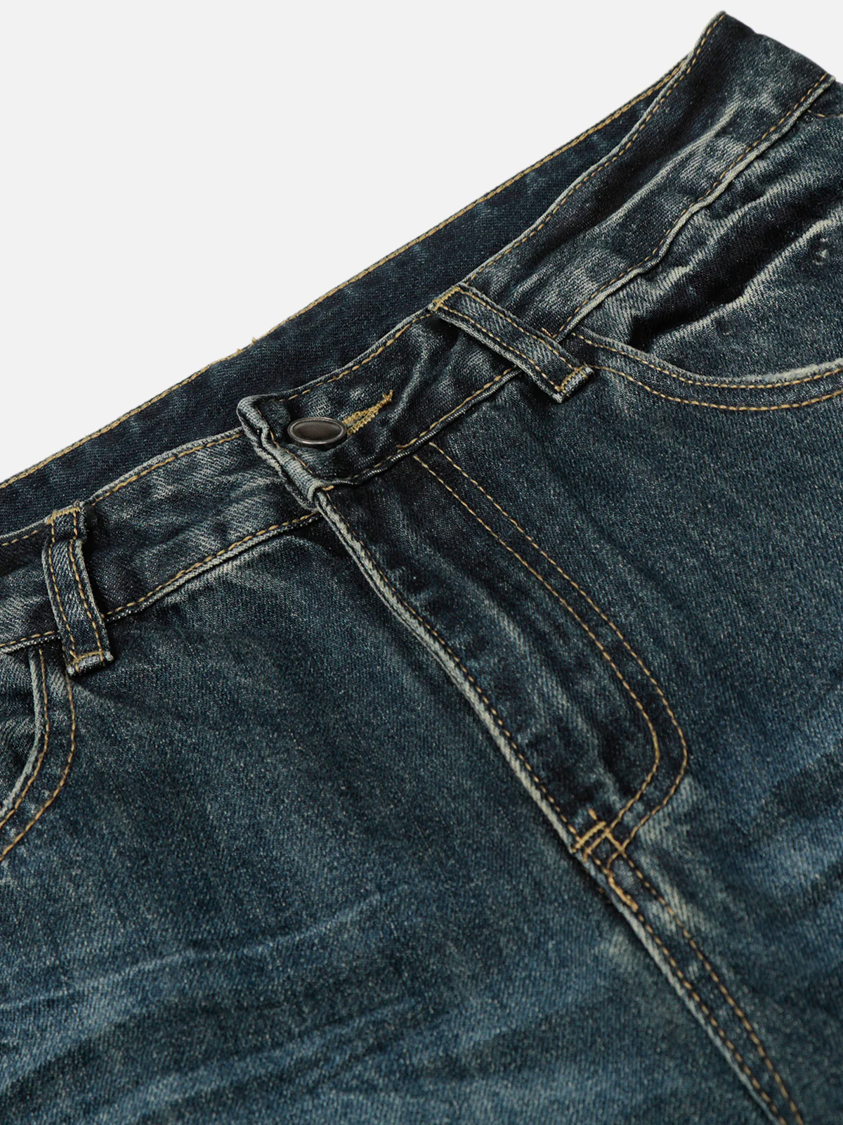 Aelfric Eden Washed Flap Pocket Baggy Jeans - Image 4