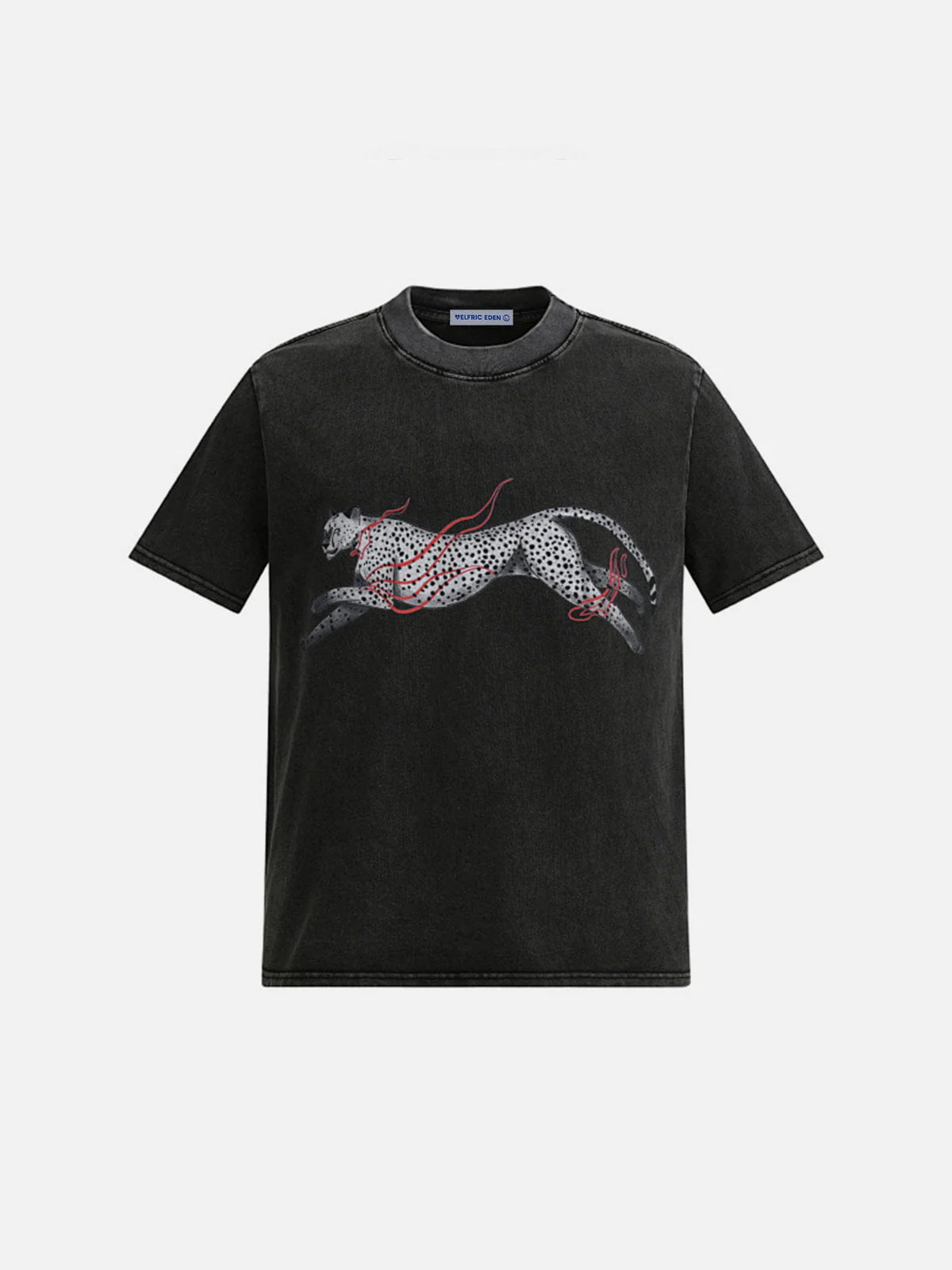 Aelfric Eden Washed Leopard T-Shirt