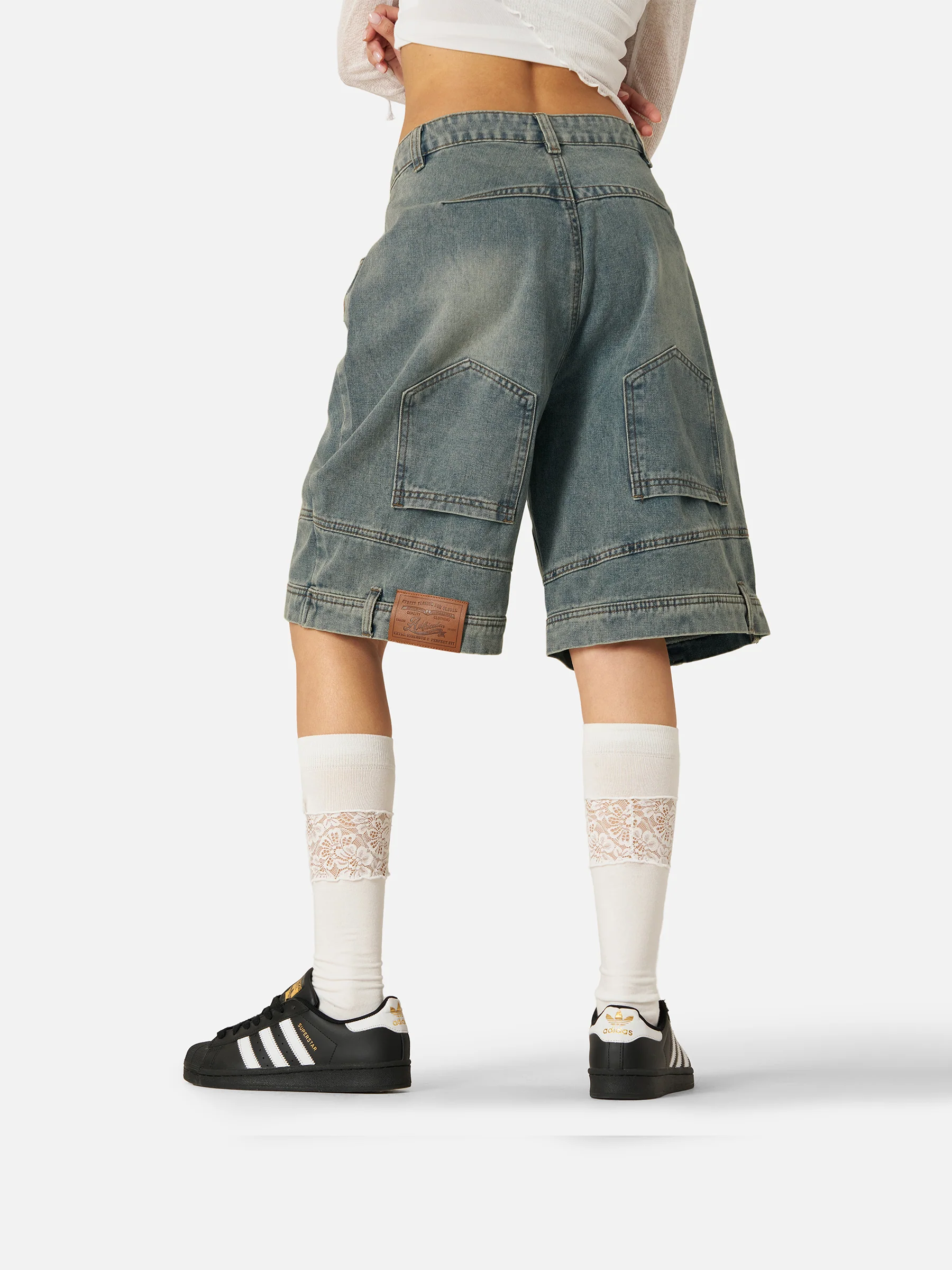 Aelfric Eden gewaschene Reverse-Jeans @iggybellyy - Image 3