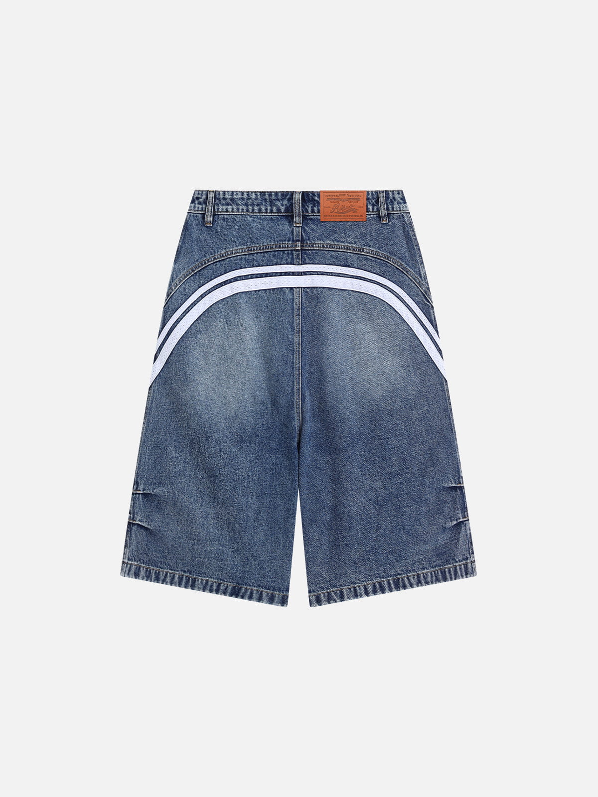 Aelfric Eden Washed Stripe Panel Jorts - Image 2