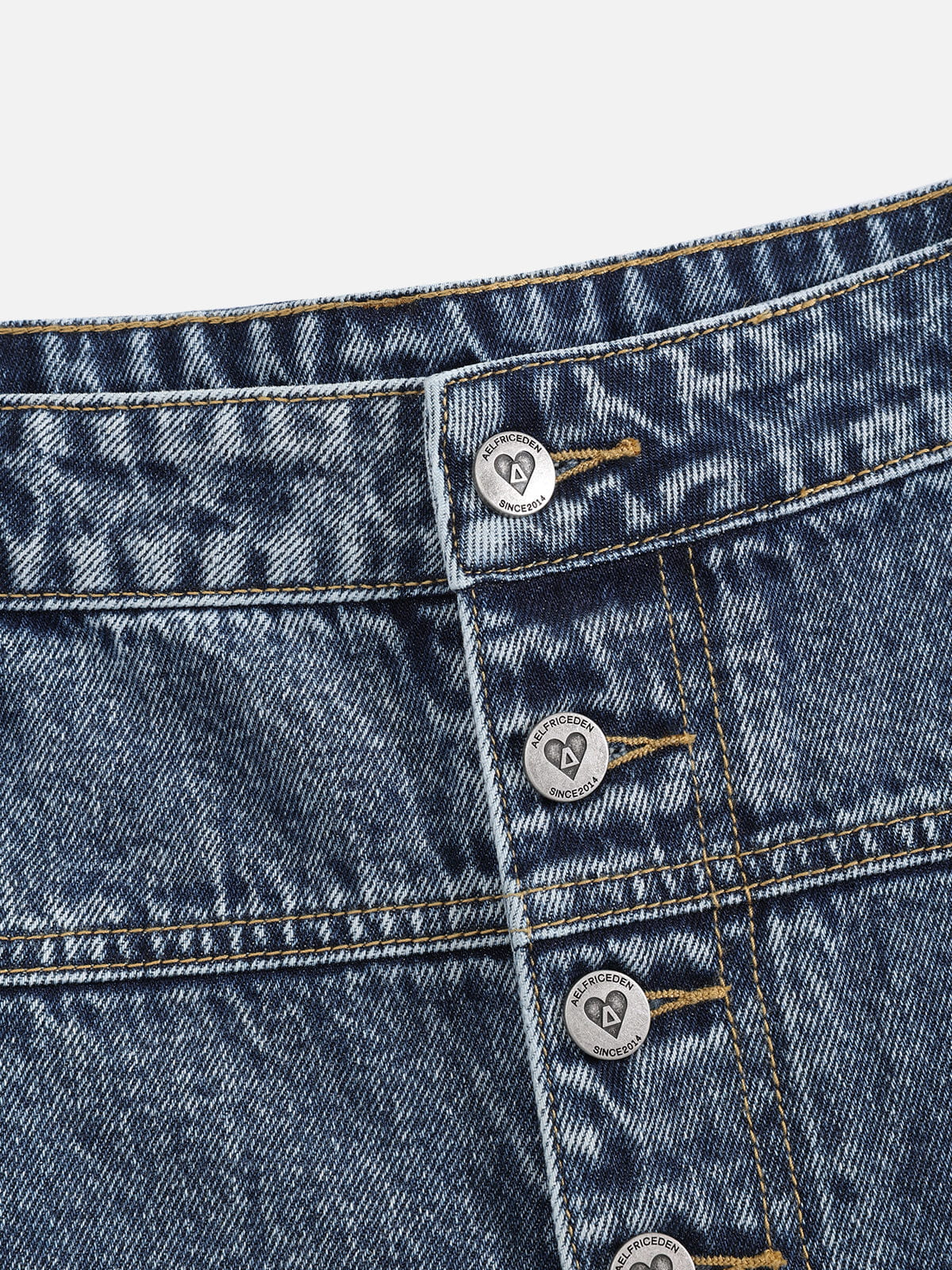 Aelfric Eden Washed Stripe Panel Jorts - Image 3
