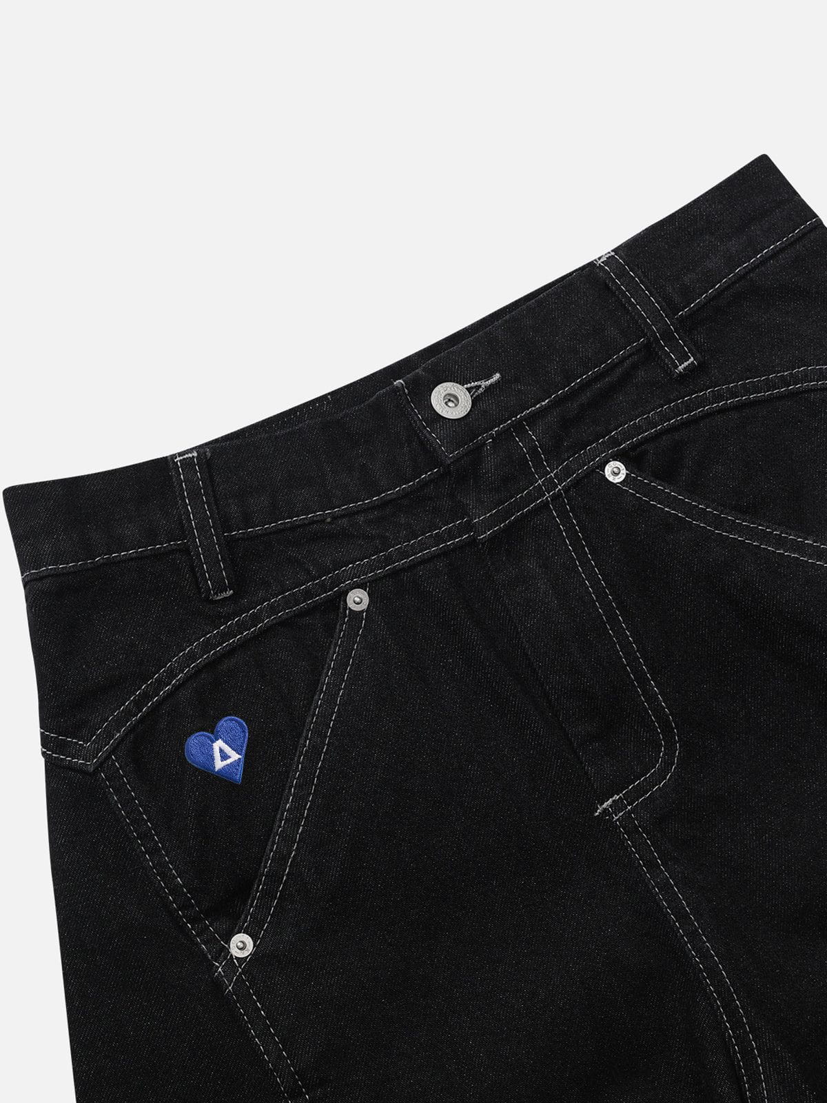 Aelfric Eden Wrinkle Seam Super Baggy Barrel Jeans - Image 10