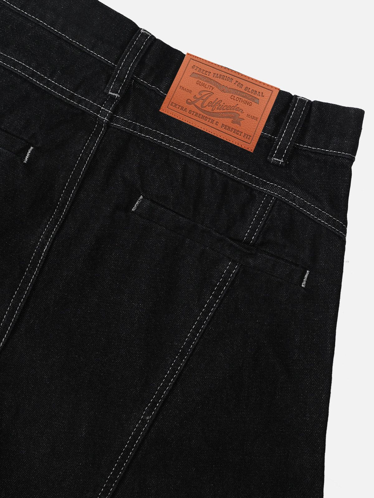 Aelfric Eden Wrinkle Seam Super Baggy Barrel Jeans - Image 8
