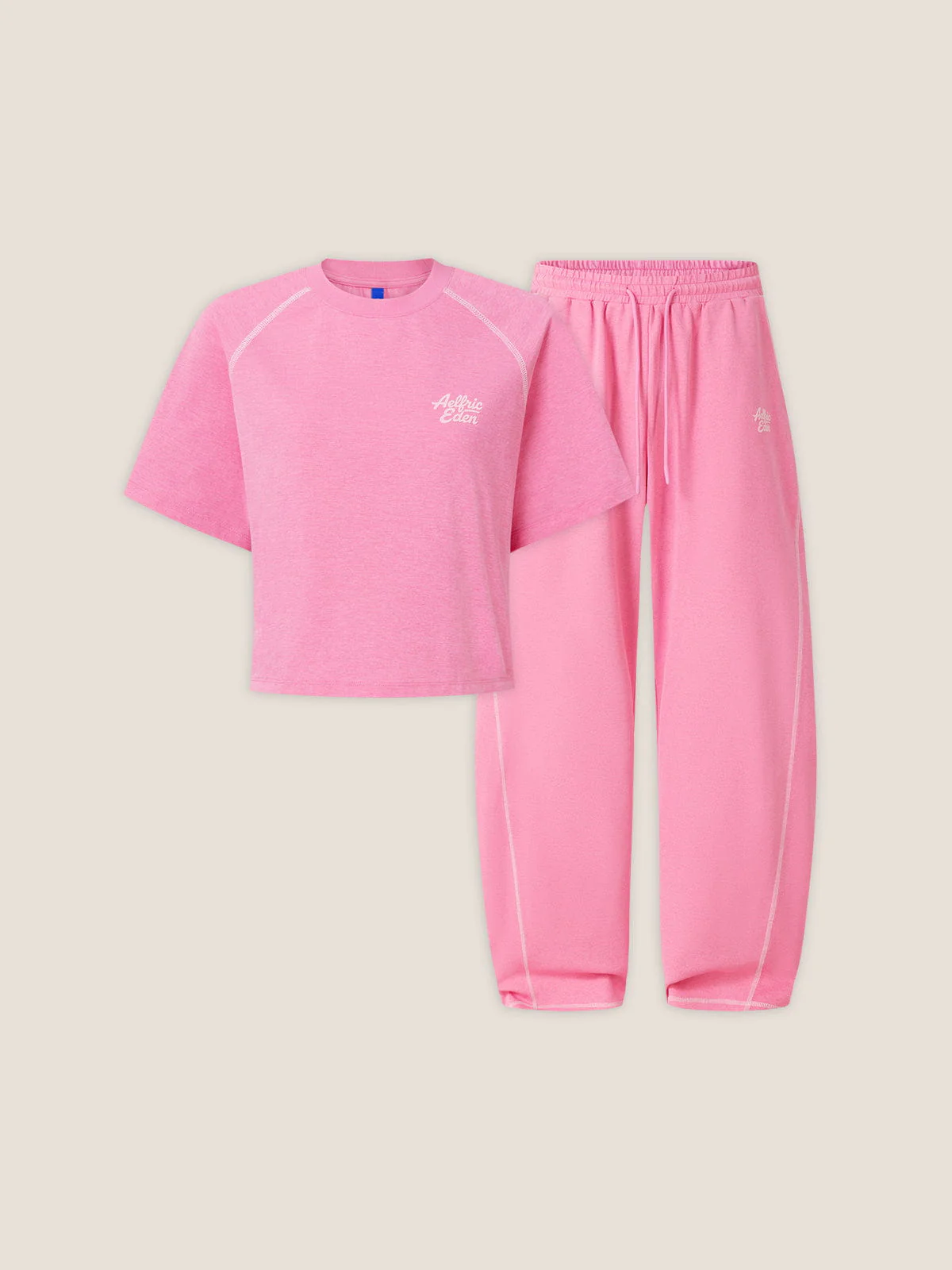 Wolkiges verkürztes Sweat-Set - Image 3