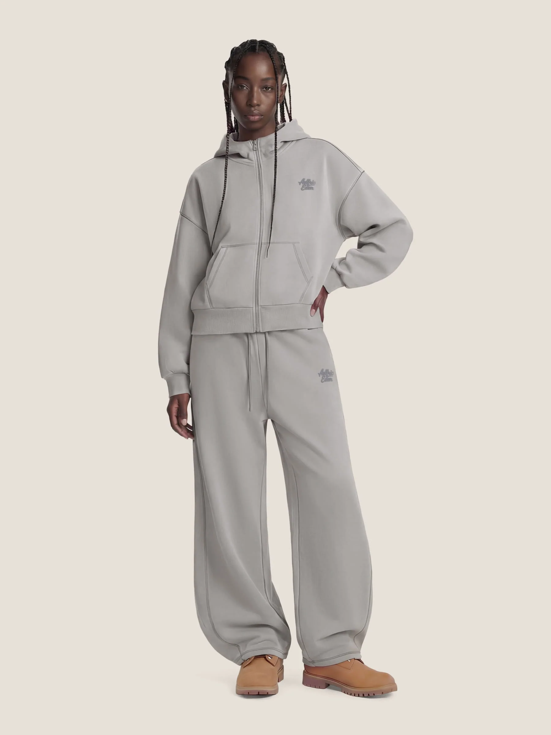 Cloud Boxy Hoodie Sets