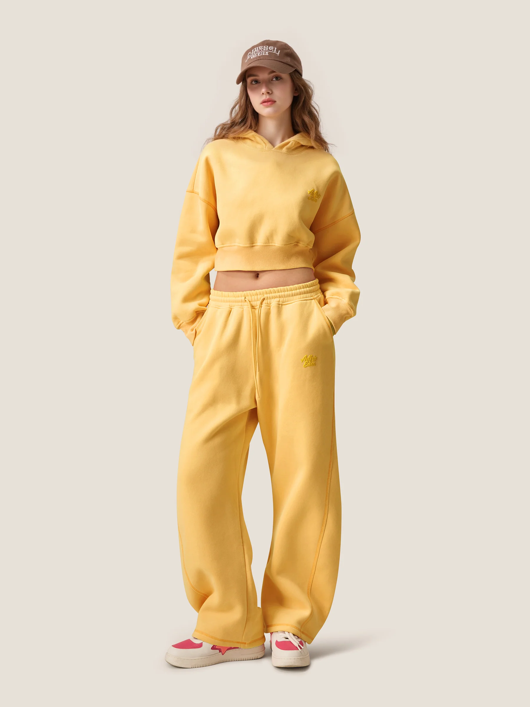 Soufflé Cropped Cloud Hoodie Set