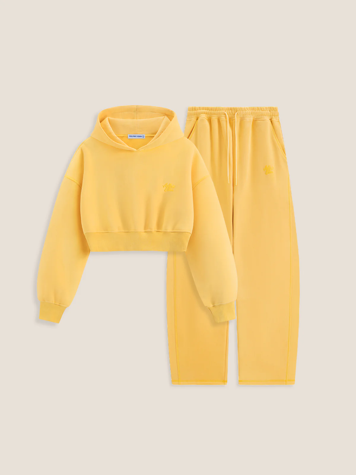 Soufflé Cropped Cloud Hoodie Set - Image 4